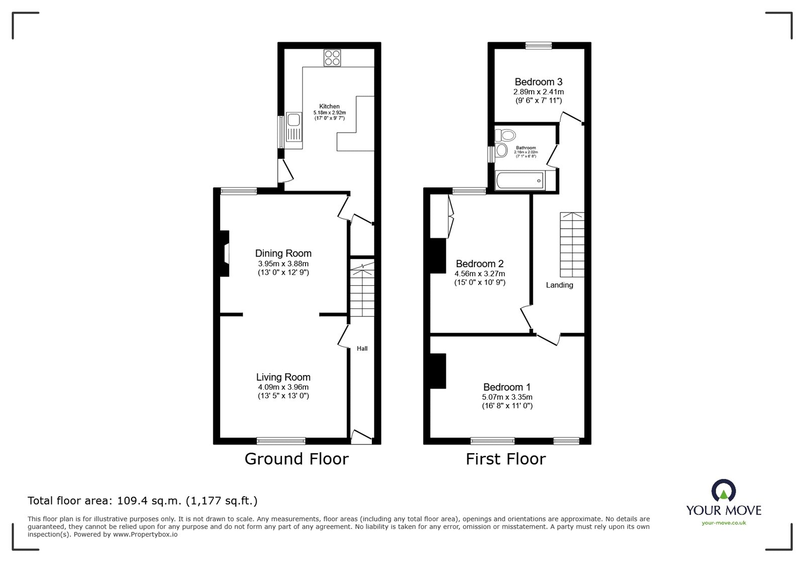17, Quarry Road, Doncaster floorplan