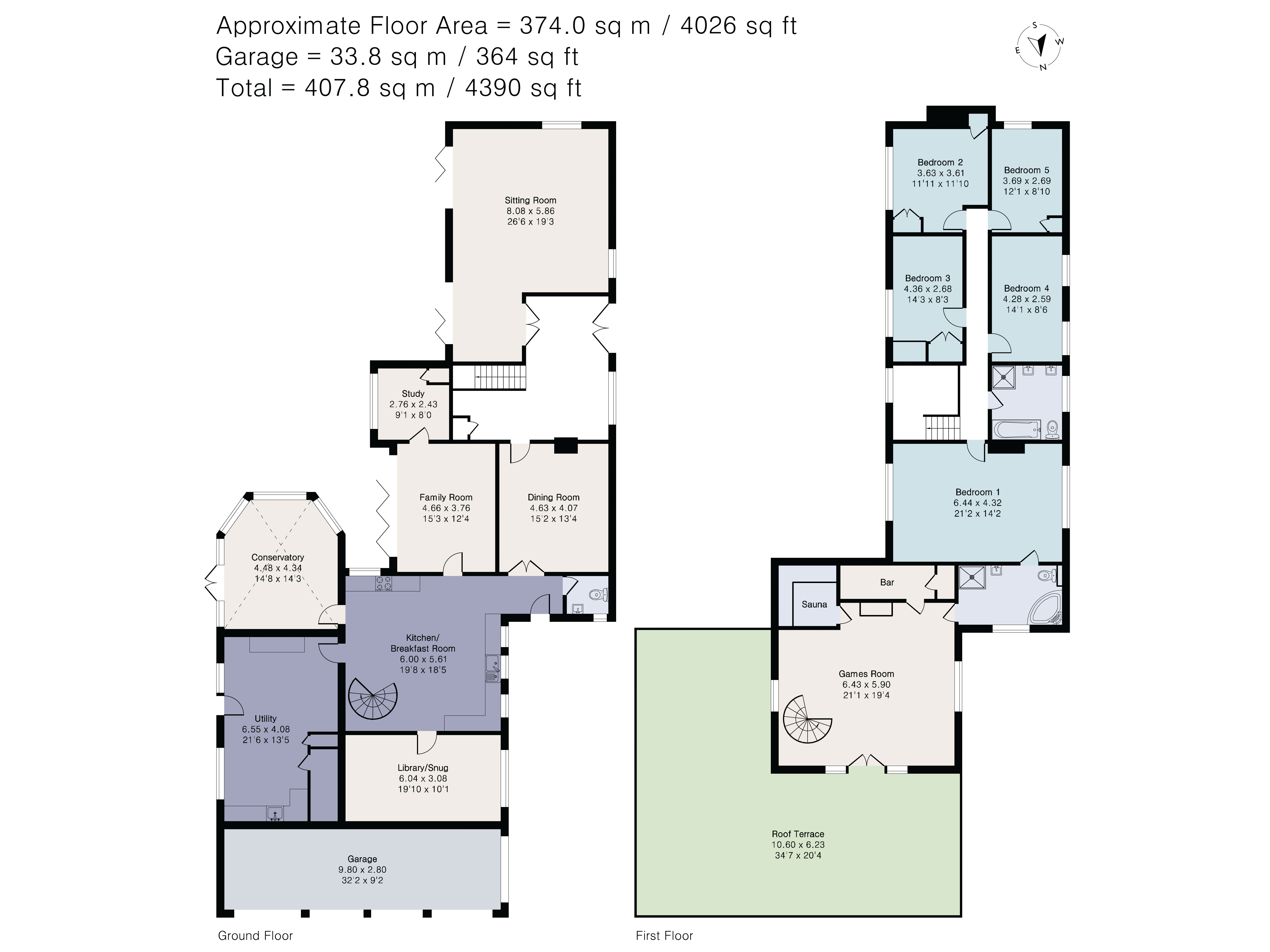 Heath End House,, Heath End, West Sussex floorplan