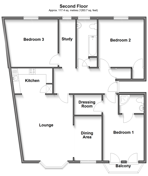 Hambrough Road, Ventnor floorplan