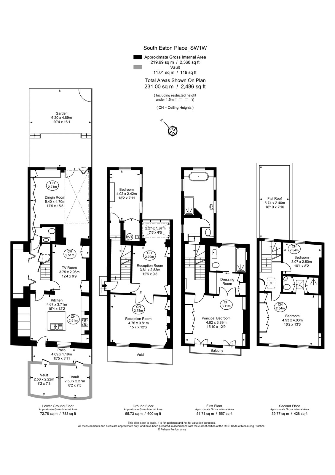 23, South Eaton Place, London floorplan