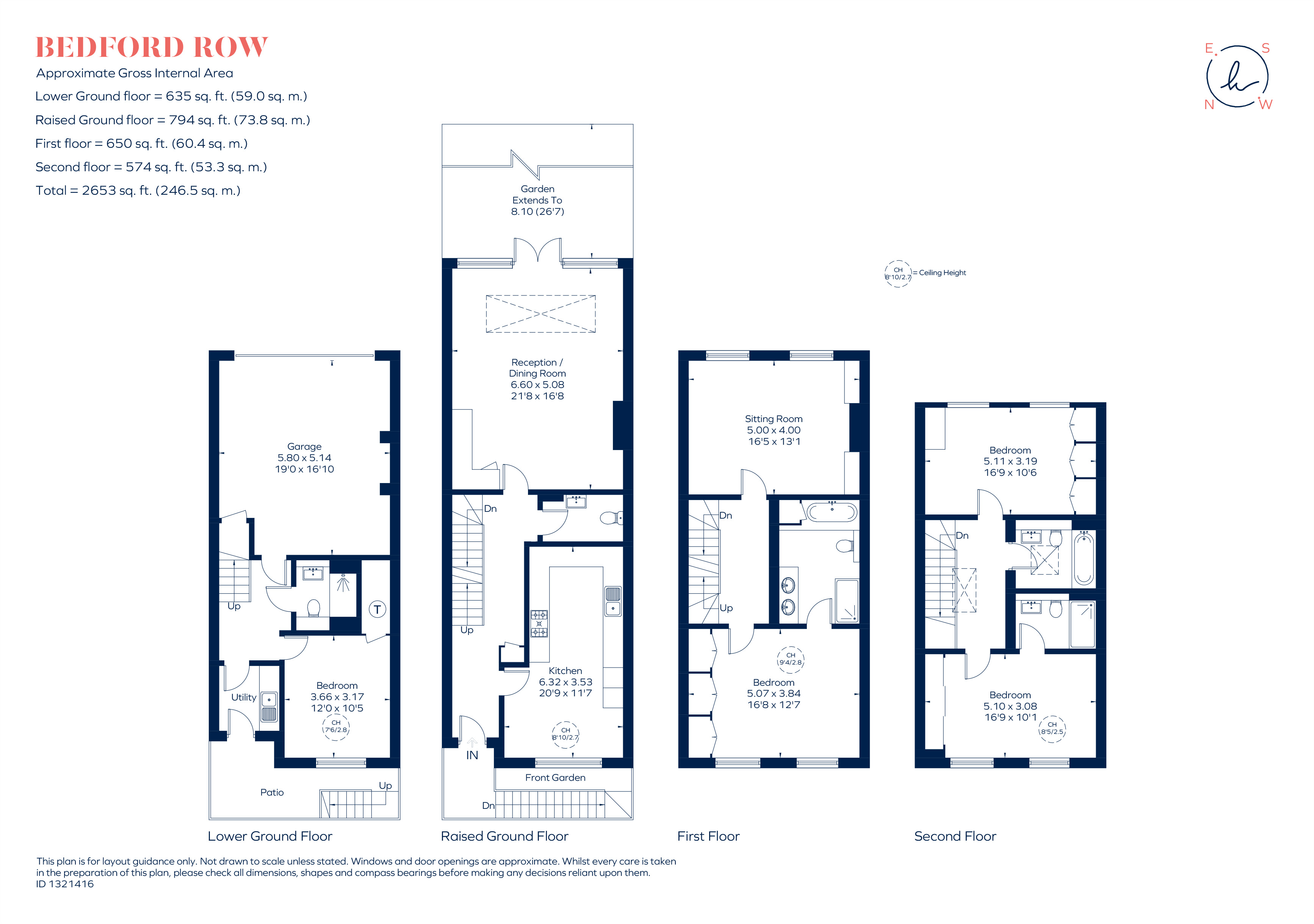5, Bedford Row, London floorplan