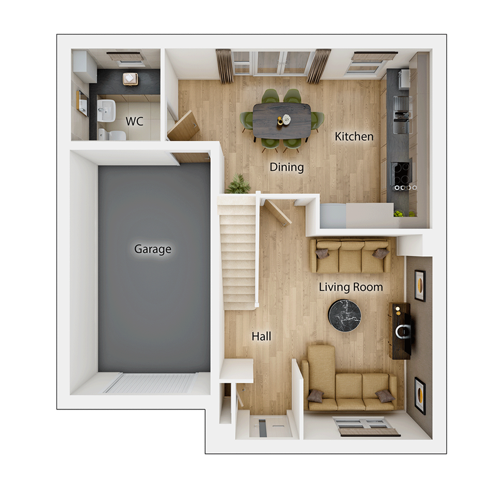 The Chalham - Plot 40, Kenton Bank Meadows, Kenton Bank Foot, Newcastle Upon Tyne floorplan