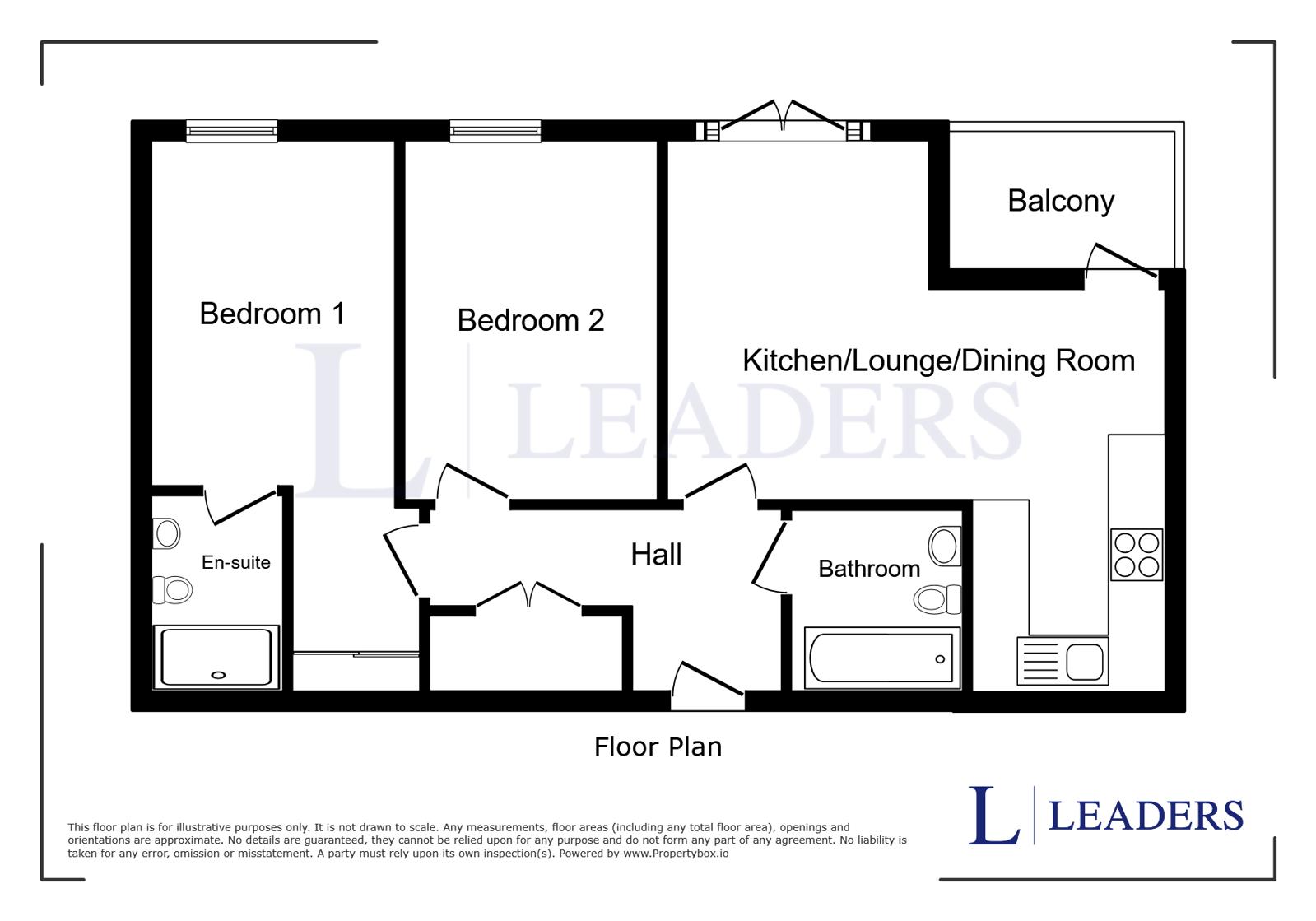 43 Pennant House,, Cross Street, Hampshire floorplan