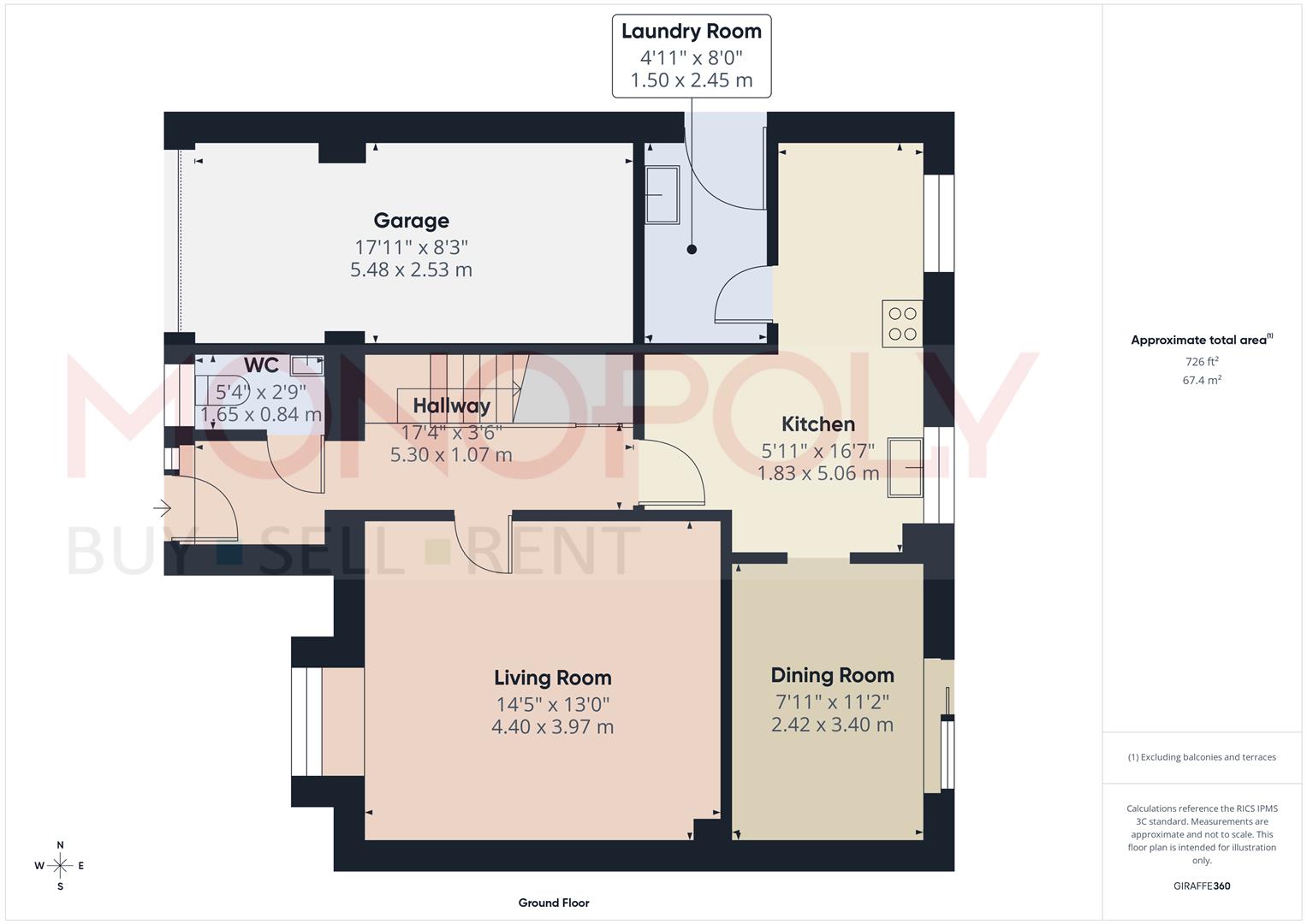 1, Cil Y Coed, Wrexham floorplan