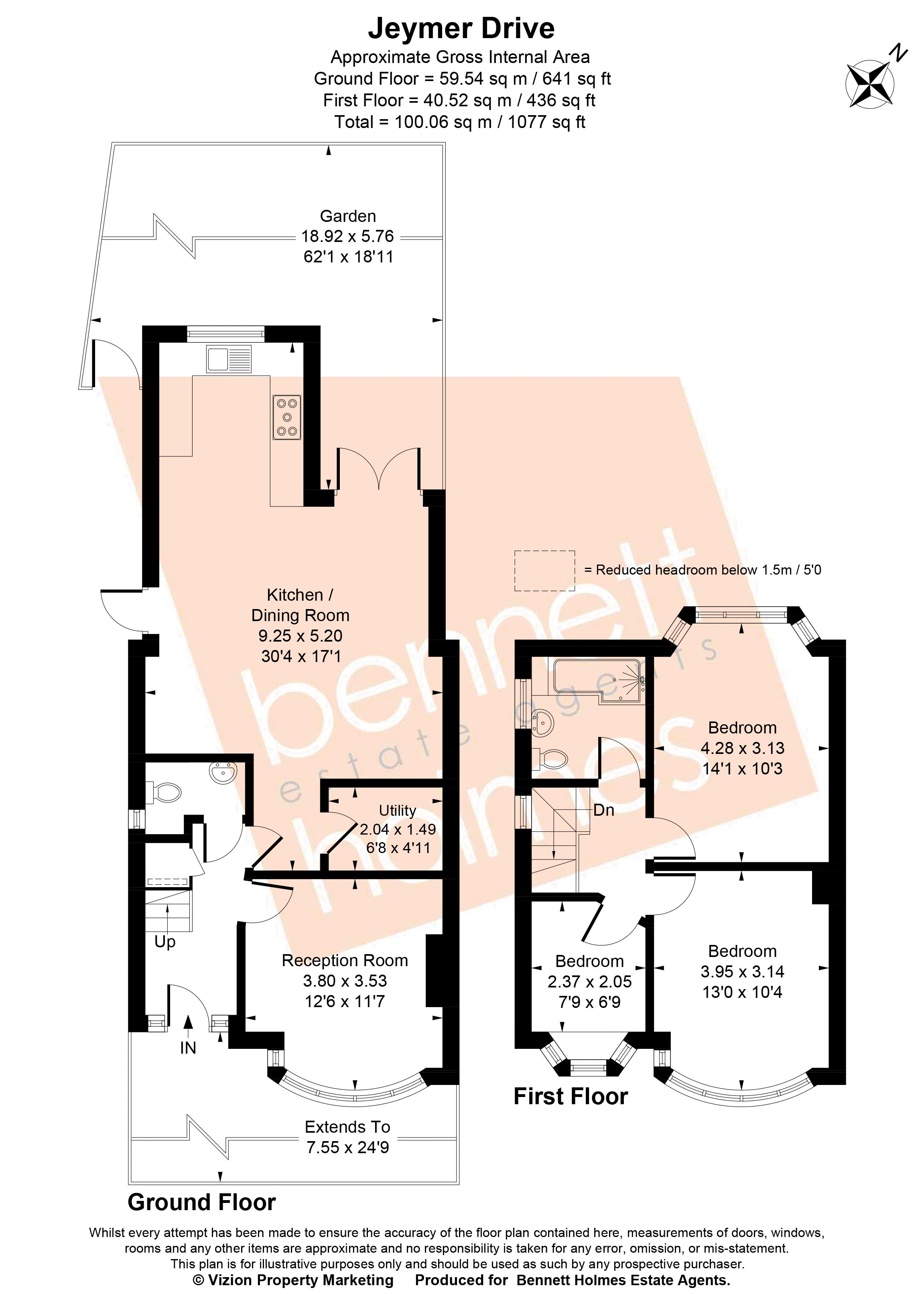 4, Jeymer Drive, Greenford floorplan
