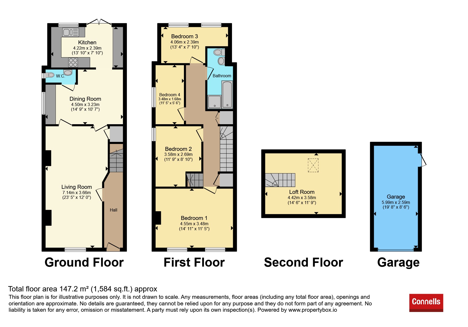 Fairview, Queen Street, LEIGHTON BUZZARD floorplan