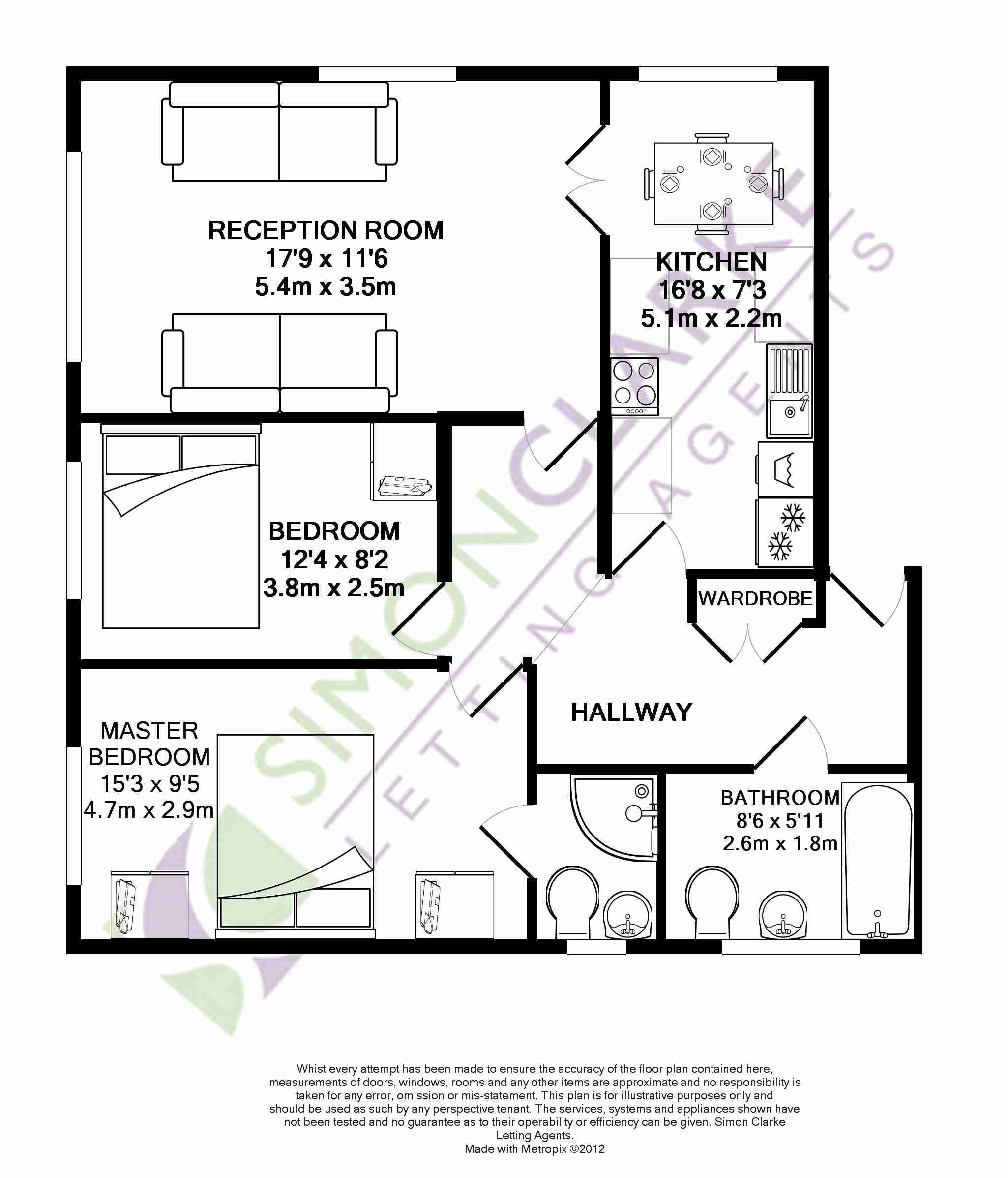 2 Bedrooms Flat to rent in Warwick Road, Barnet EN5