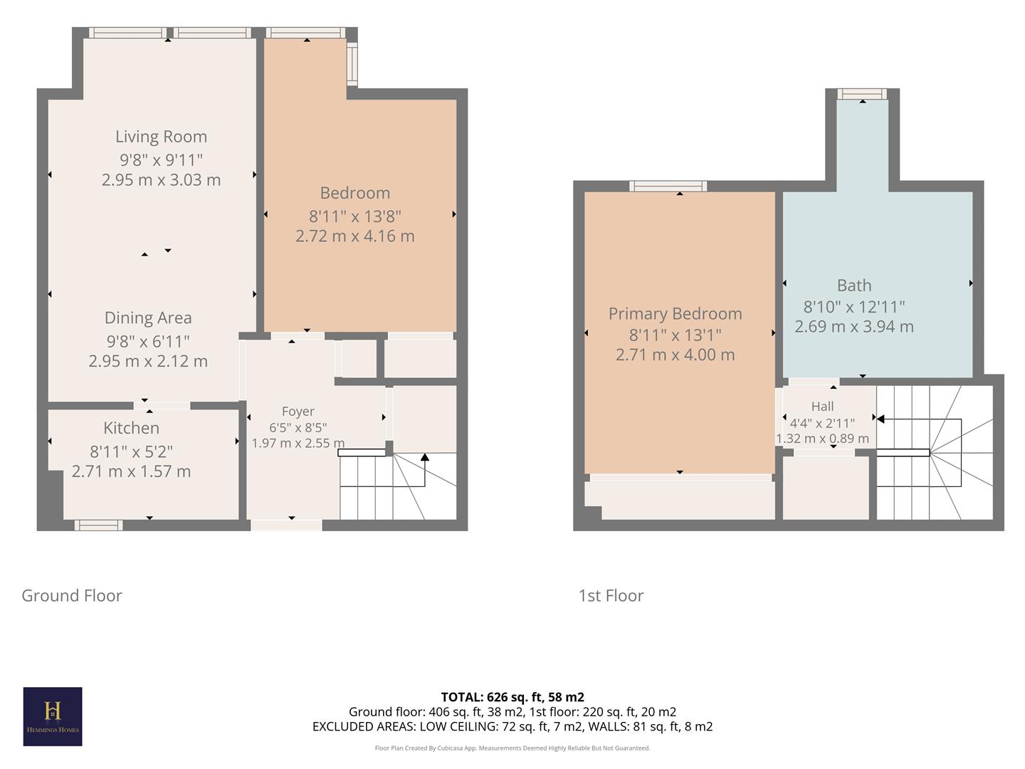 164, Jerviston Street, Motherwell floorplan
