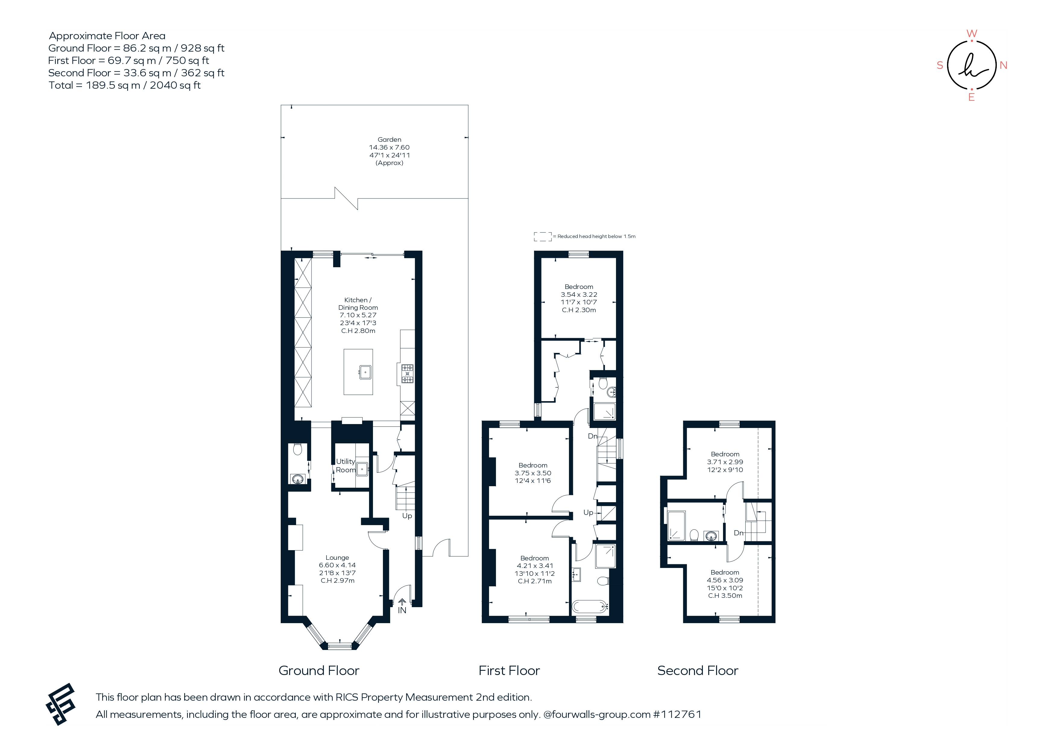 149, South Croxted Road, London floorplan