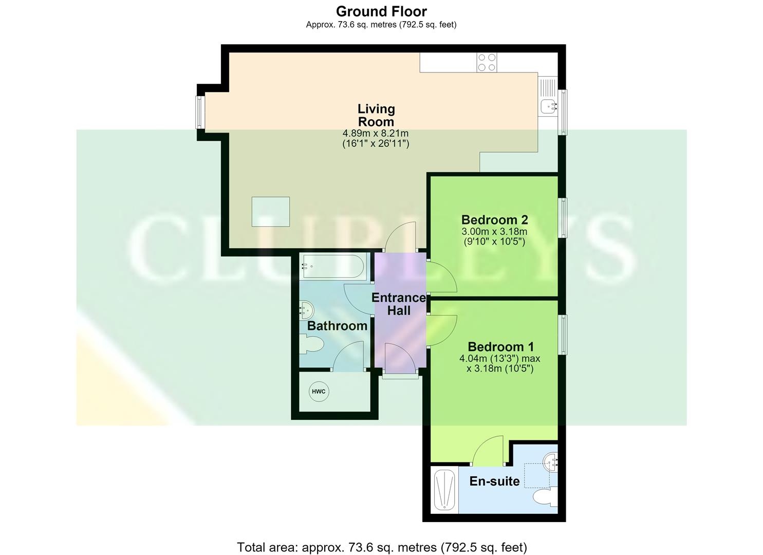 Apartment 8, 44A, High Street, Market Weighton floorplan