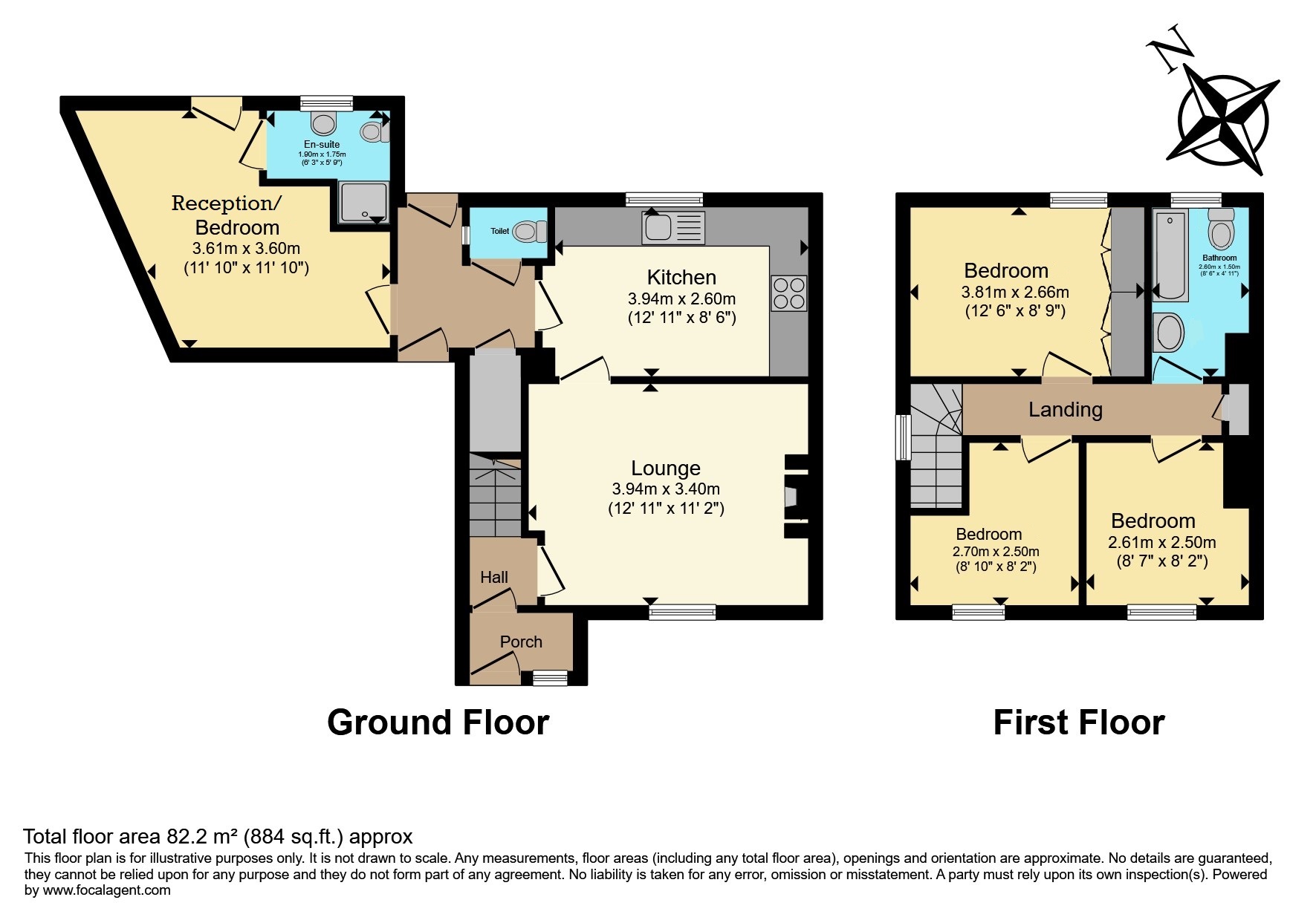 15, Harvey Walk, Worcester floorplan