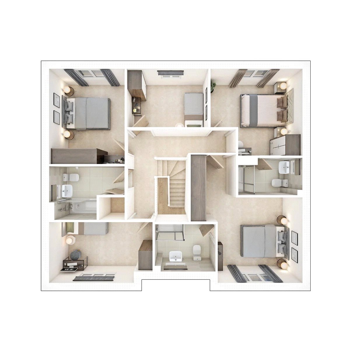 Plot 137 The Wayford, Hartford Green, Great Bentley floorplan