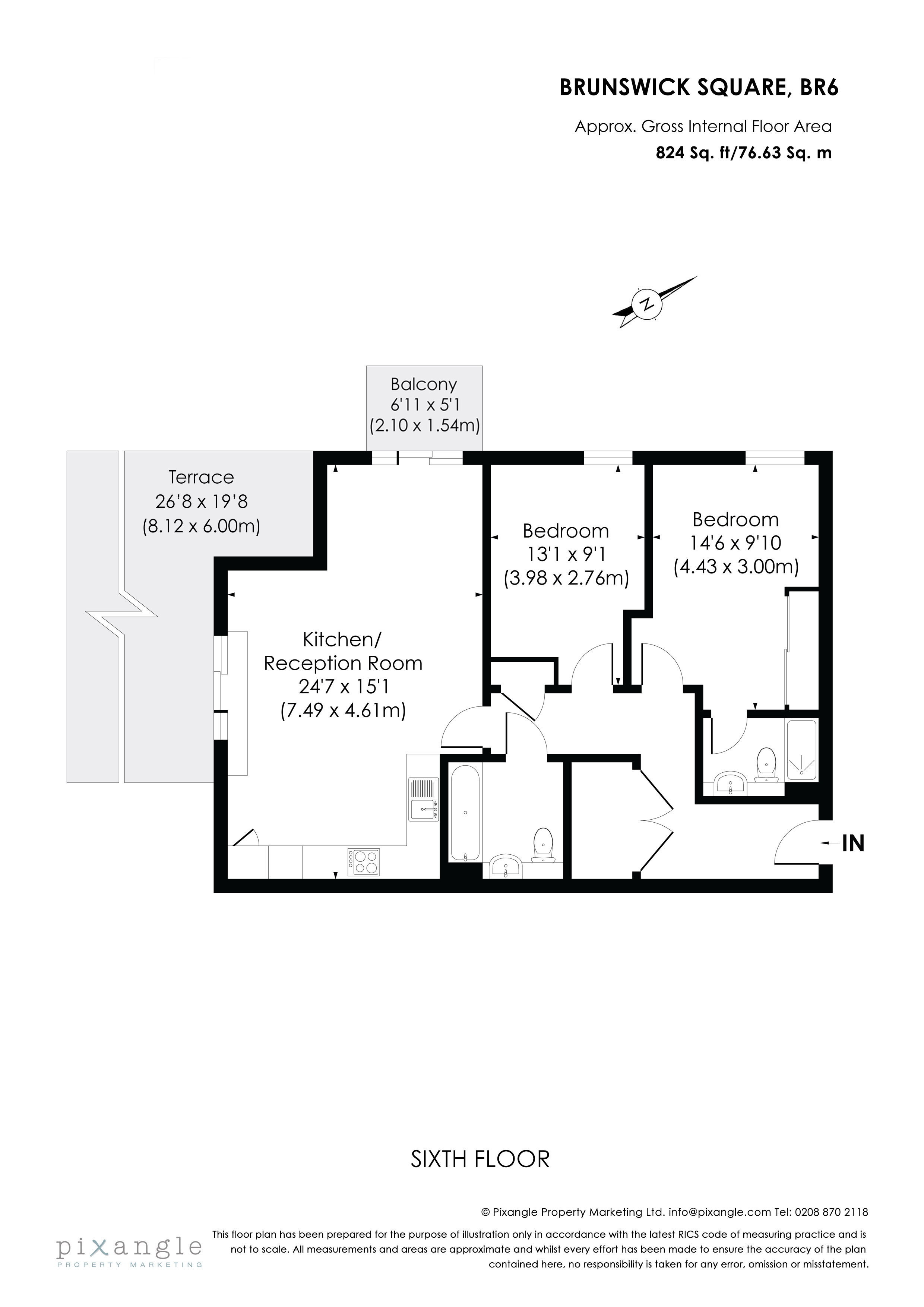 2 Bedrooms Flat to rent in Brunswick Square, Homefield Rise, Orpington BR6