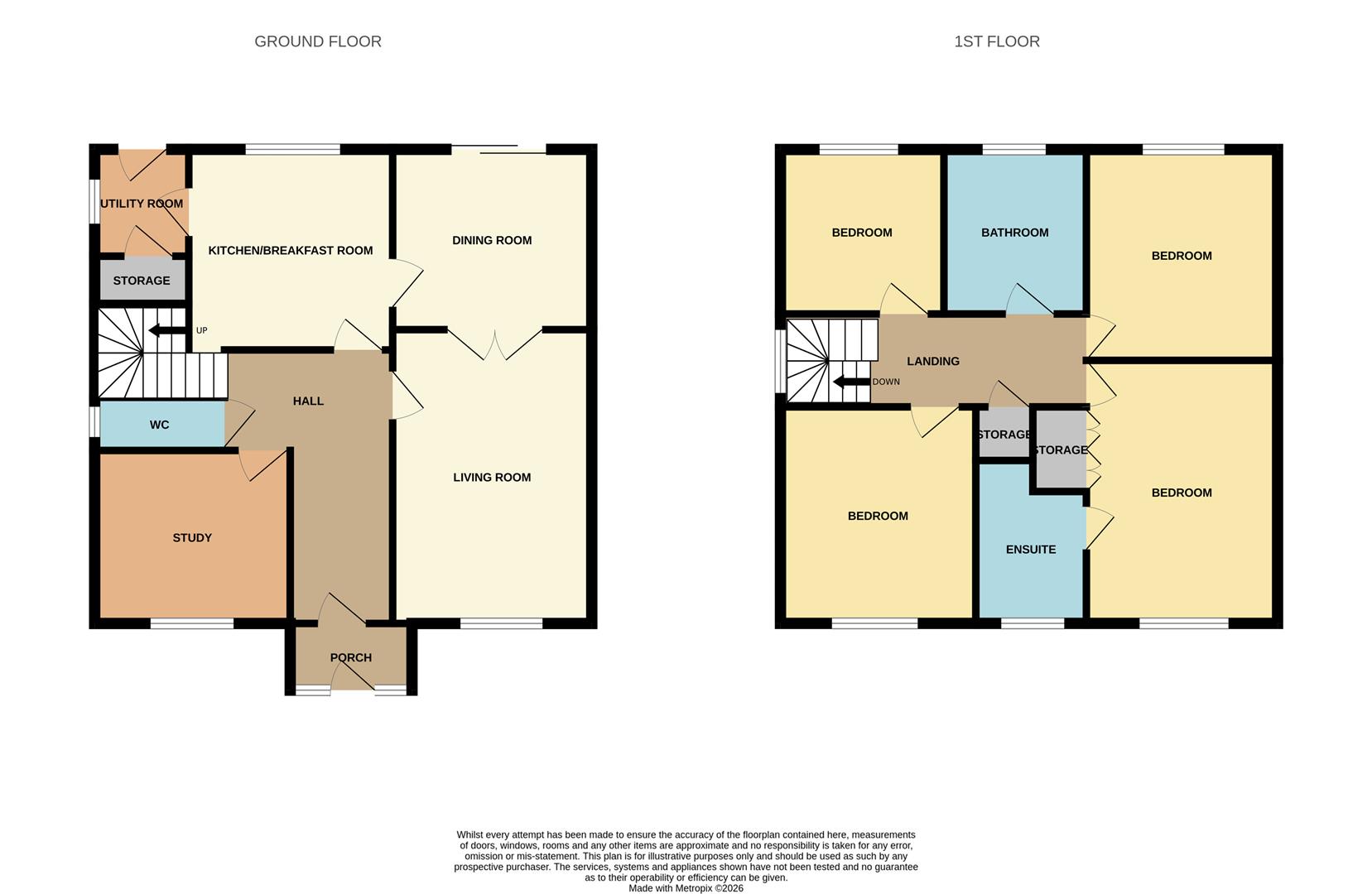 14, Stockmoor Drive, Bridgwater floorplan