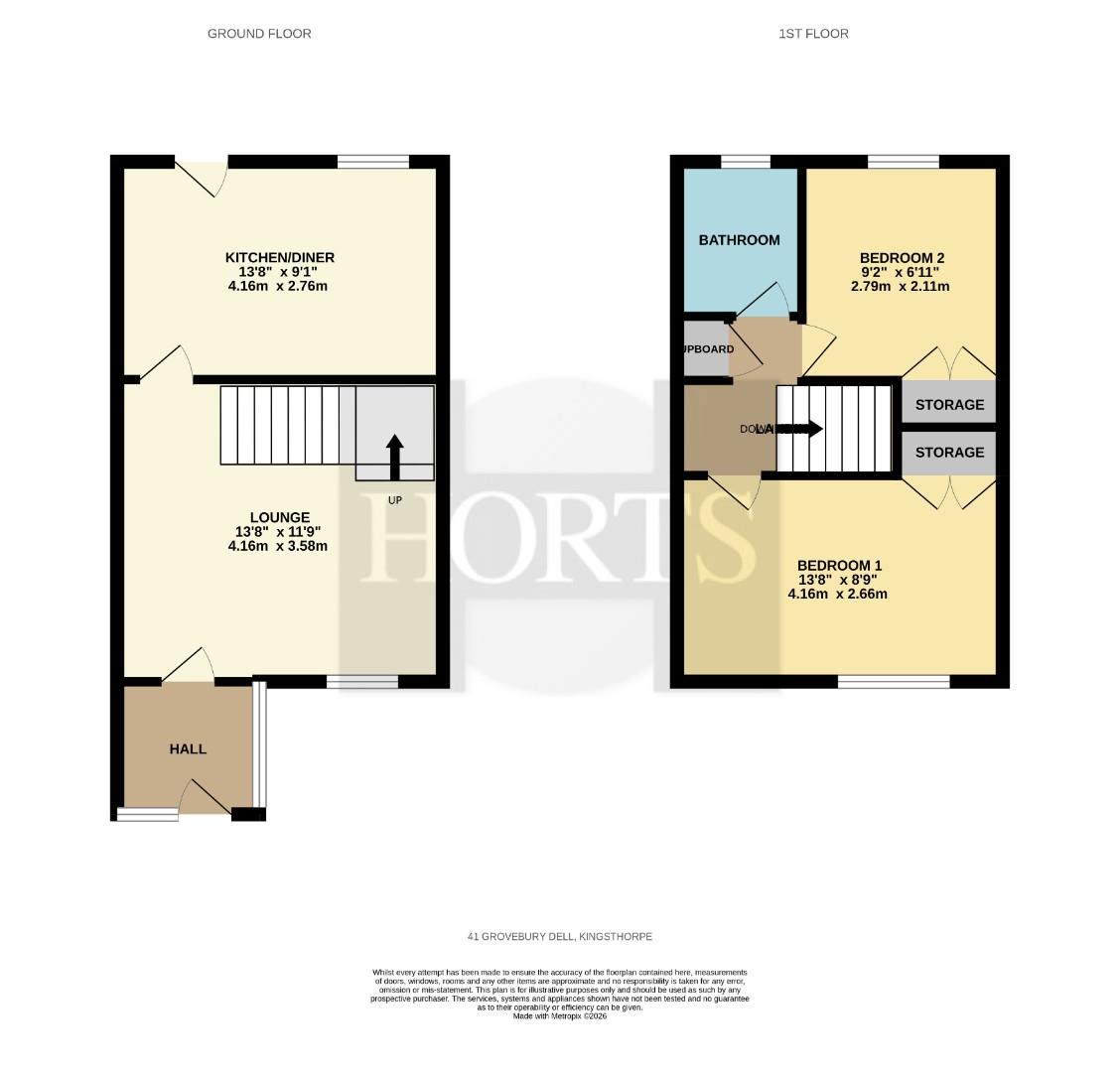 41, Grovebury Dell, Northampton floorplan