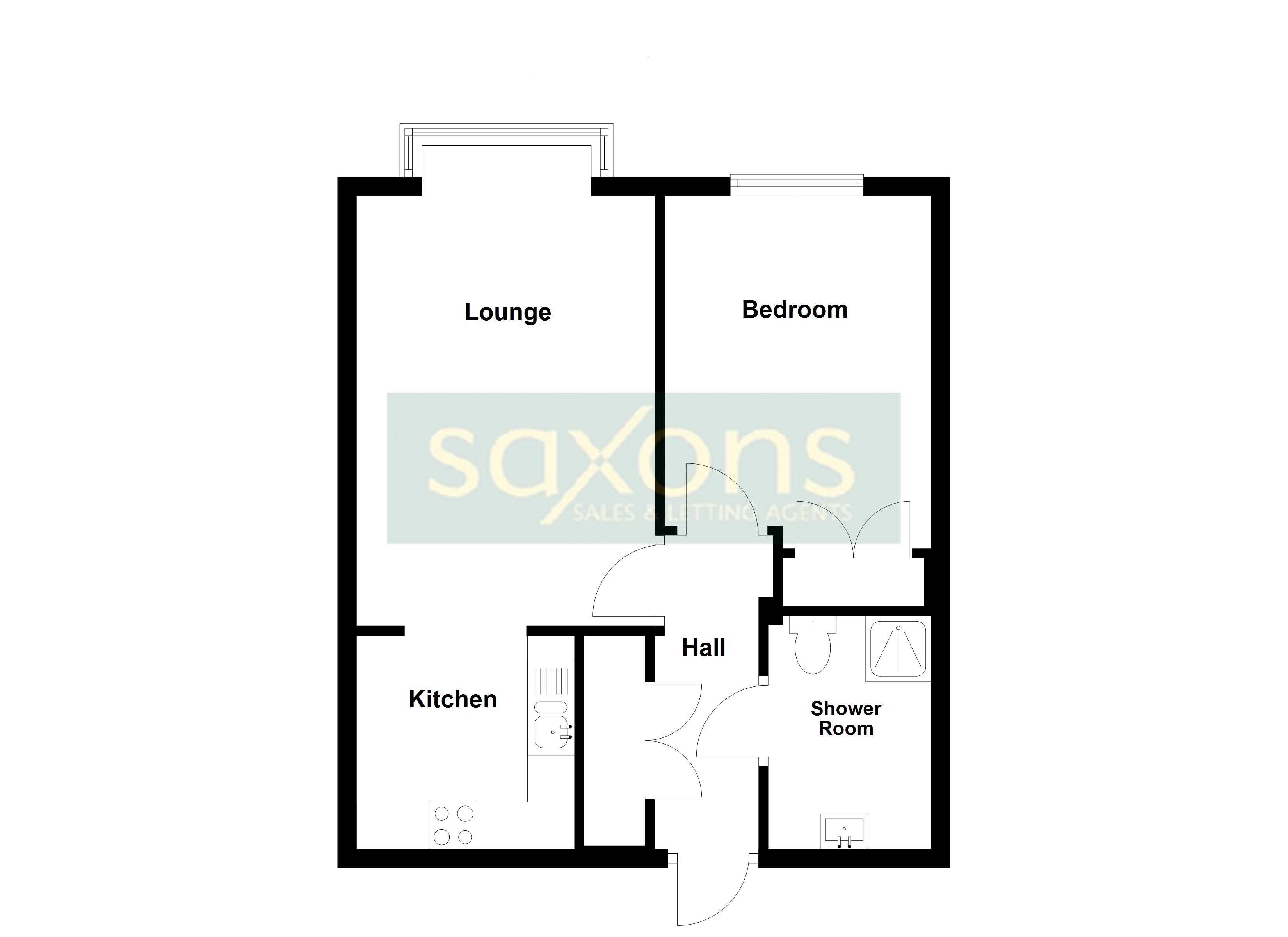 Flat 202 Cranmere Court, Exeter Drive, Colchester floorplan