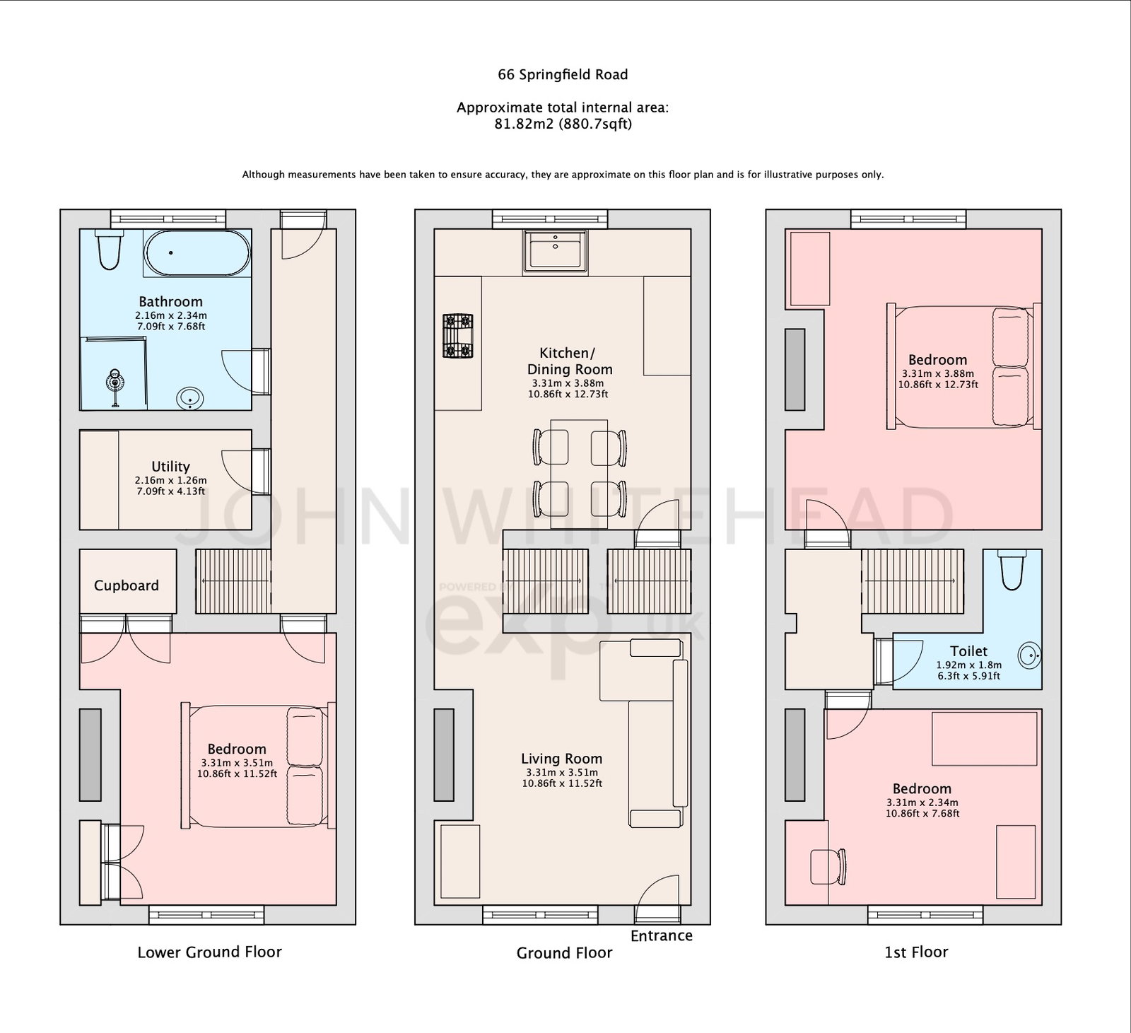 66, Springfield Road, Tunbridge Wells floorplan