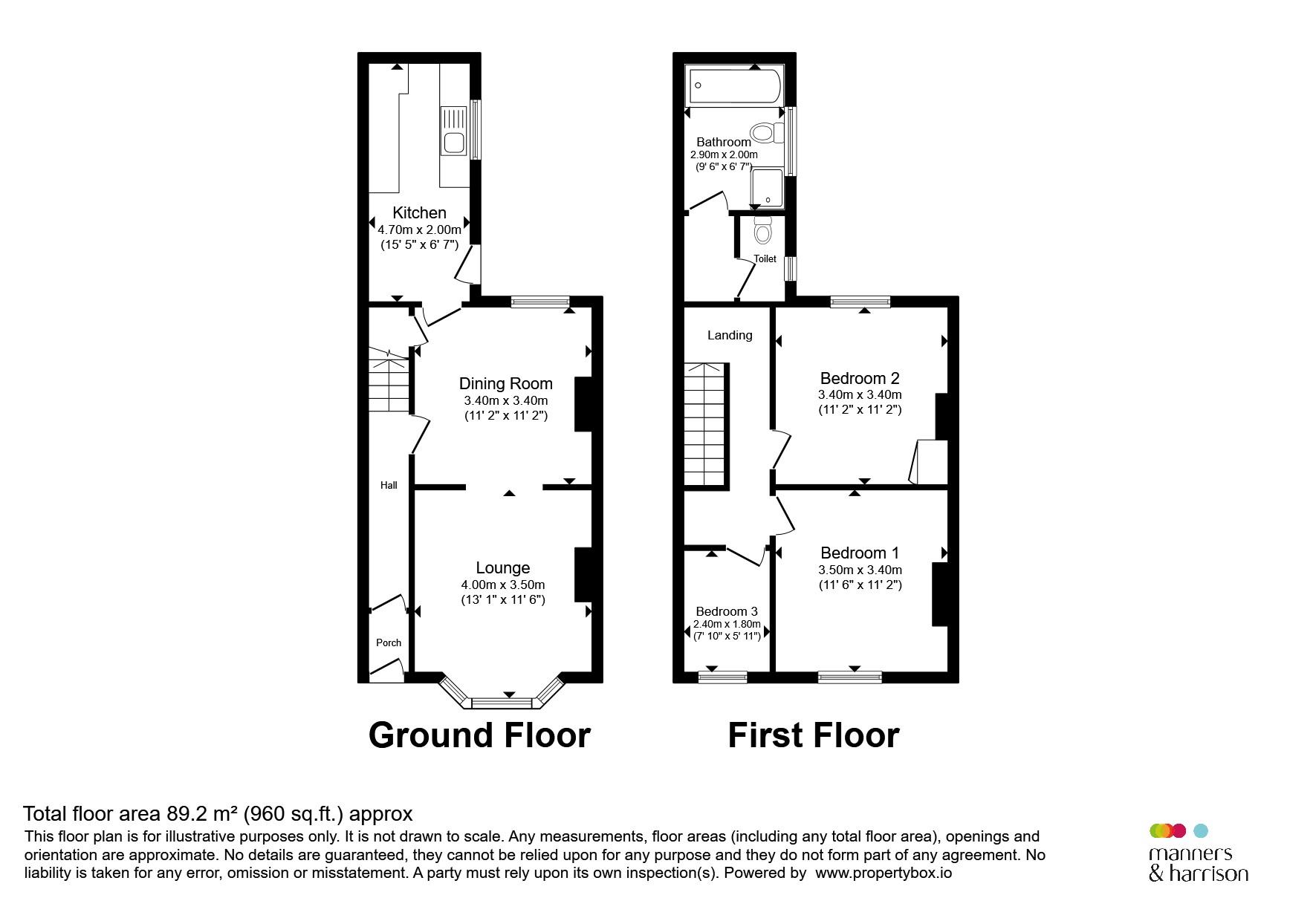 27, Chester Road, Hartlepool floorplan