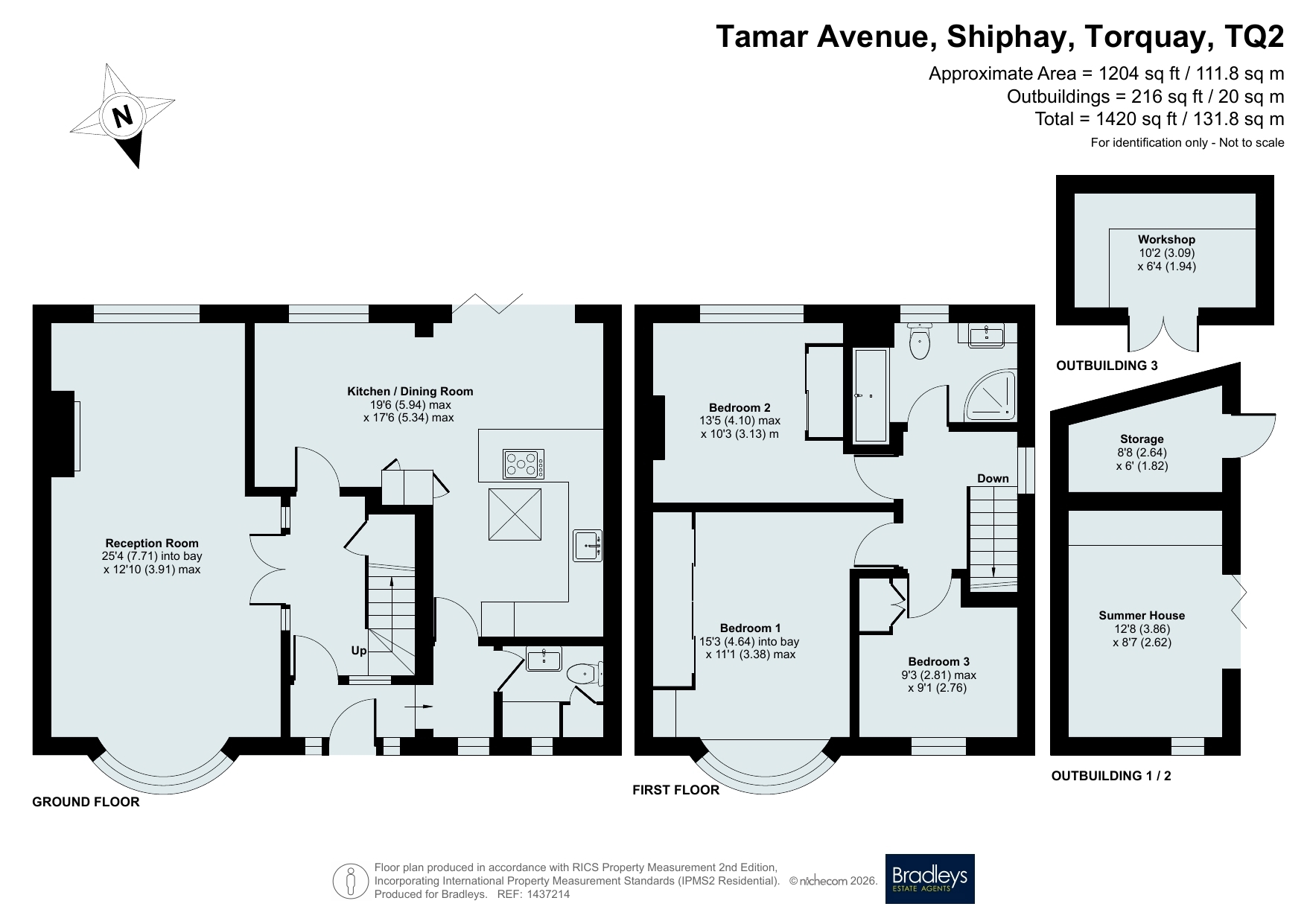 56 Tamar Avenue, Shiphay Torquay Devon, Torquay floorplan