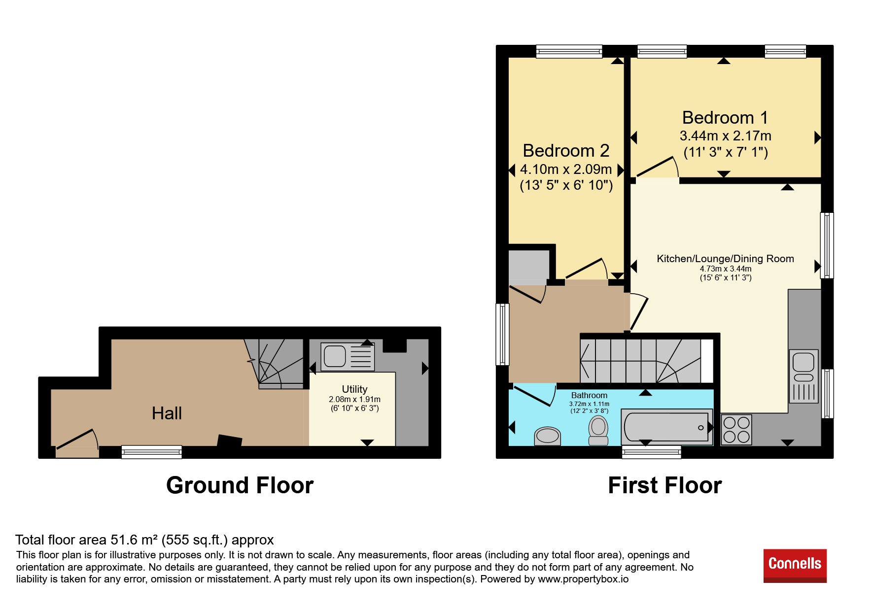 Rear Of, 82, Queen Street, Newton Abbot floorplan
