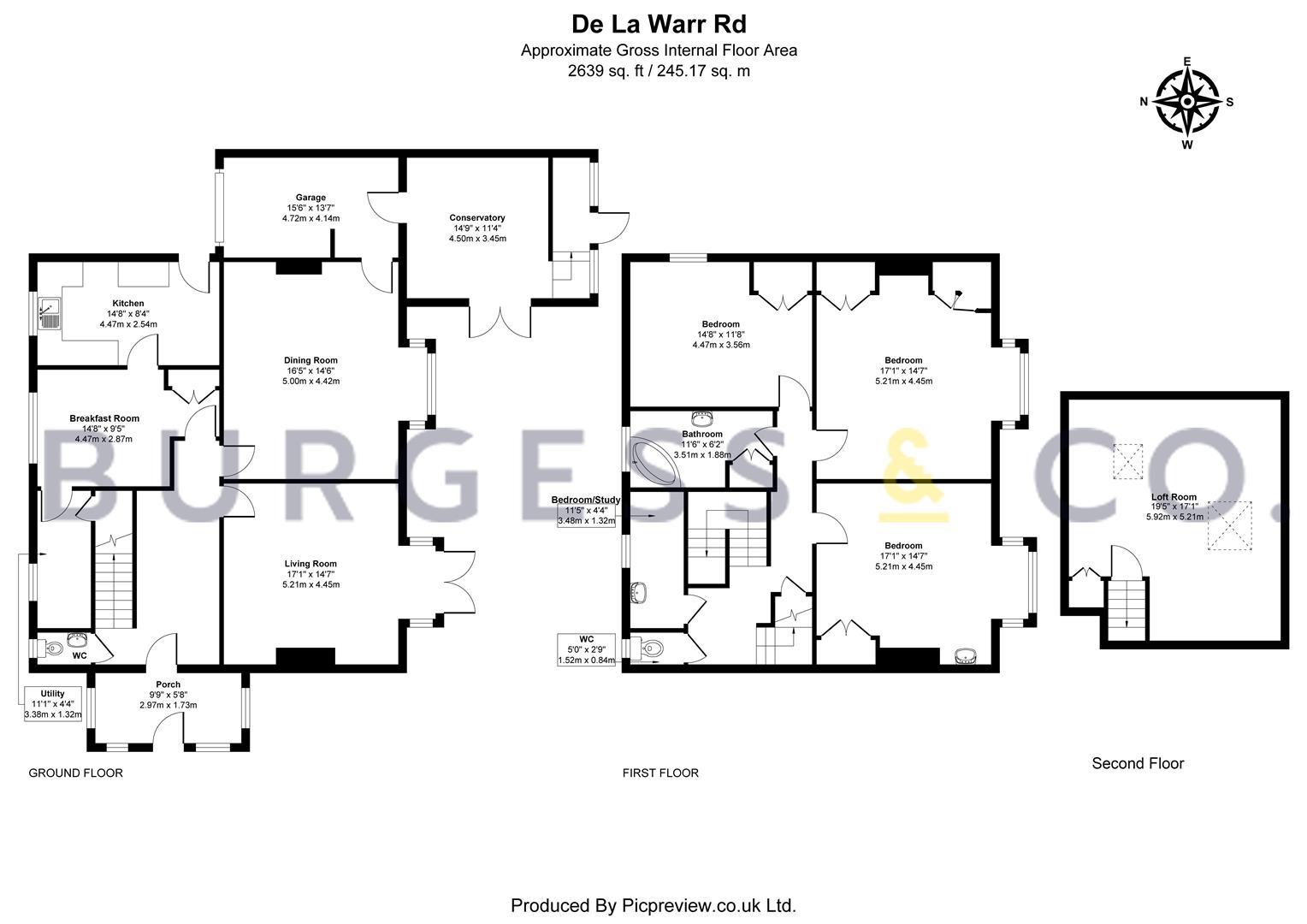 142, De La Warr Road, Bexhill-On-Sea floorplan