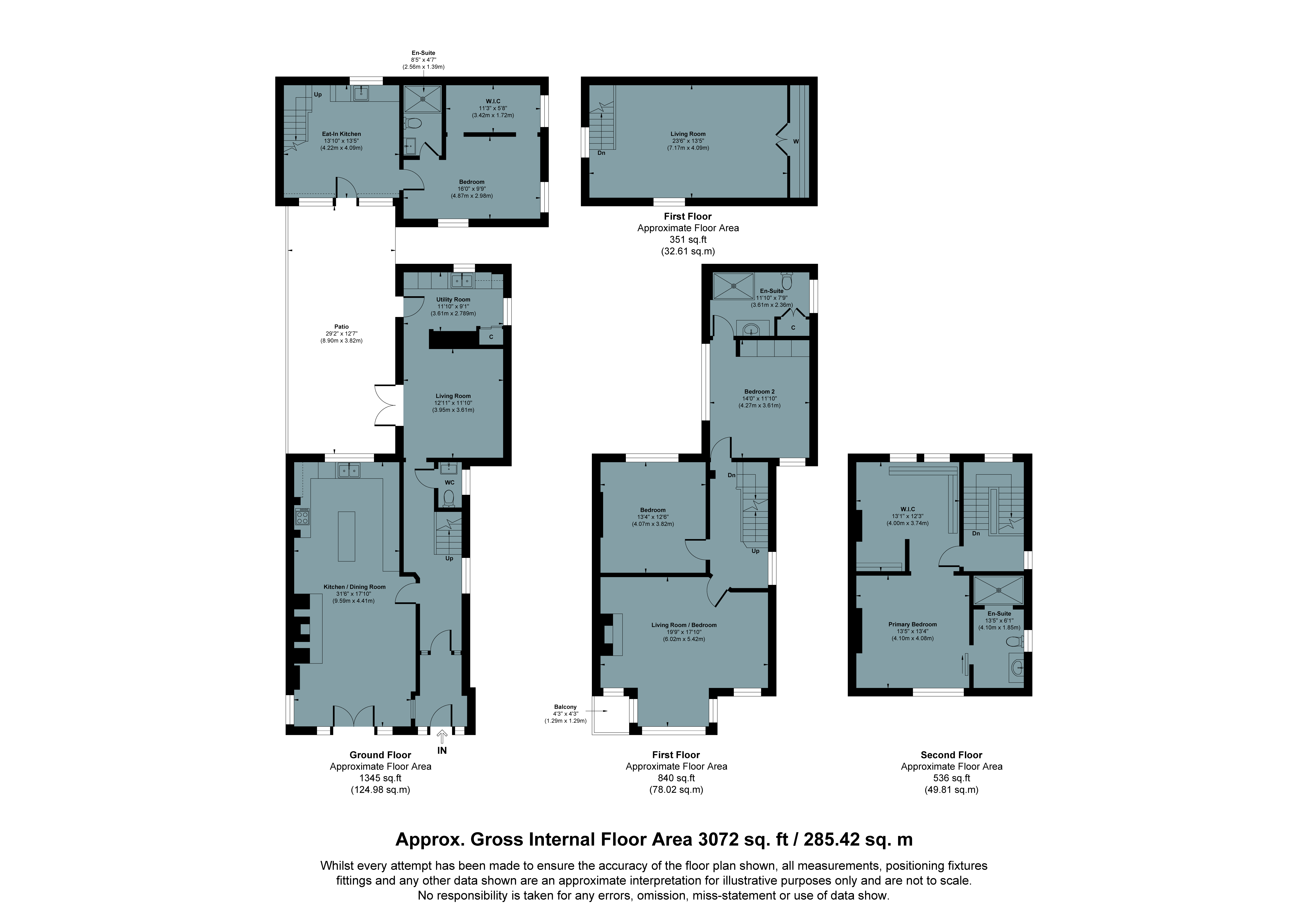 19,, Marine Crescent, Conwy floorplan