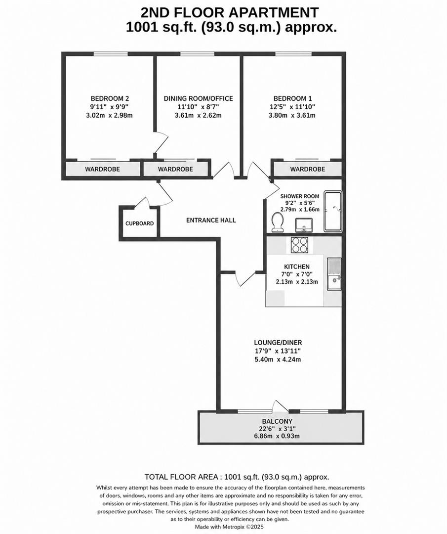 18, Belgrave Court, Bexhill-On-Sea floorplan