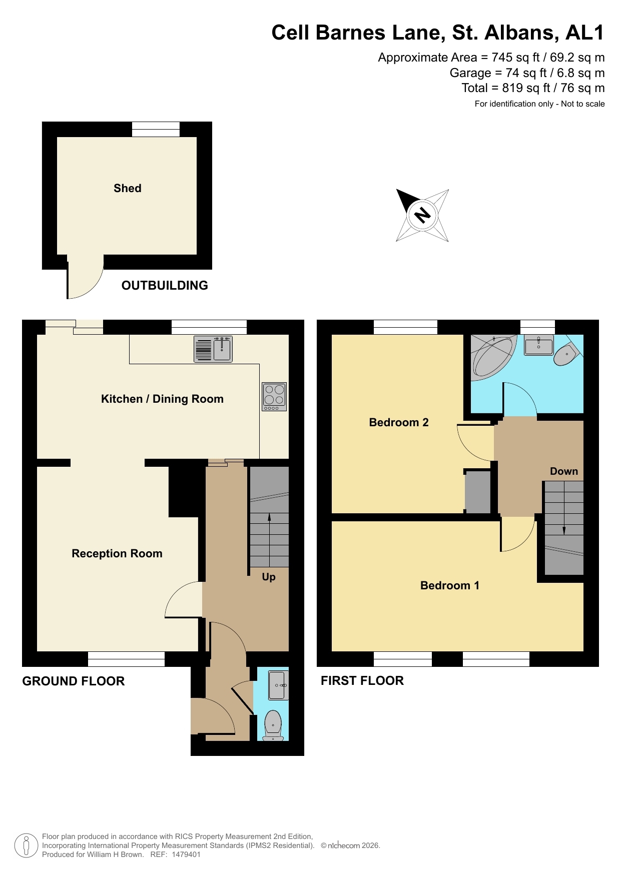 253, Cell Barnes Lane, St. Albans floorplan