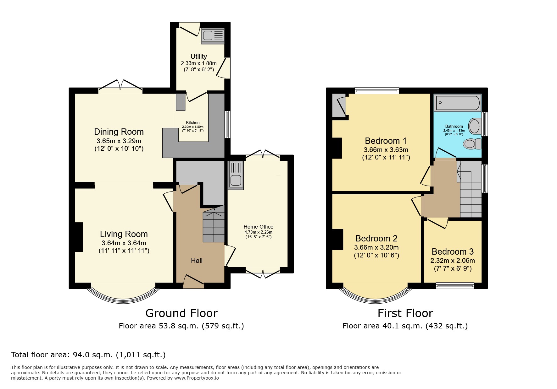 38 Gregory Road, Nuneaton floorplan