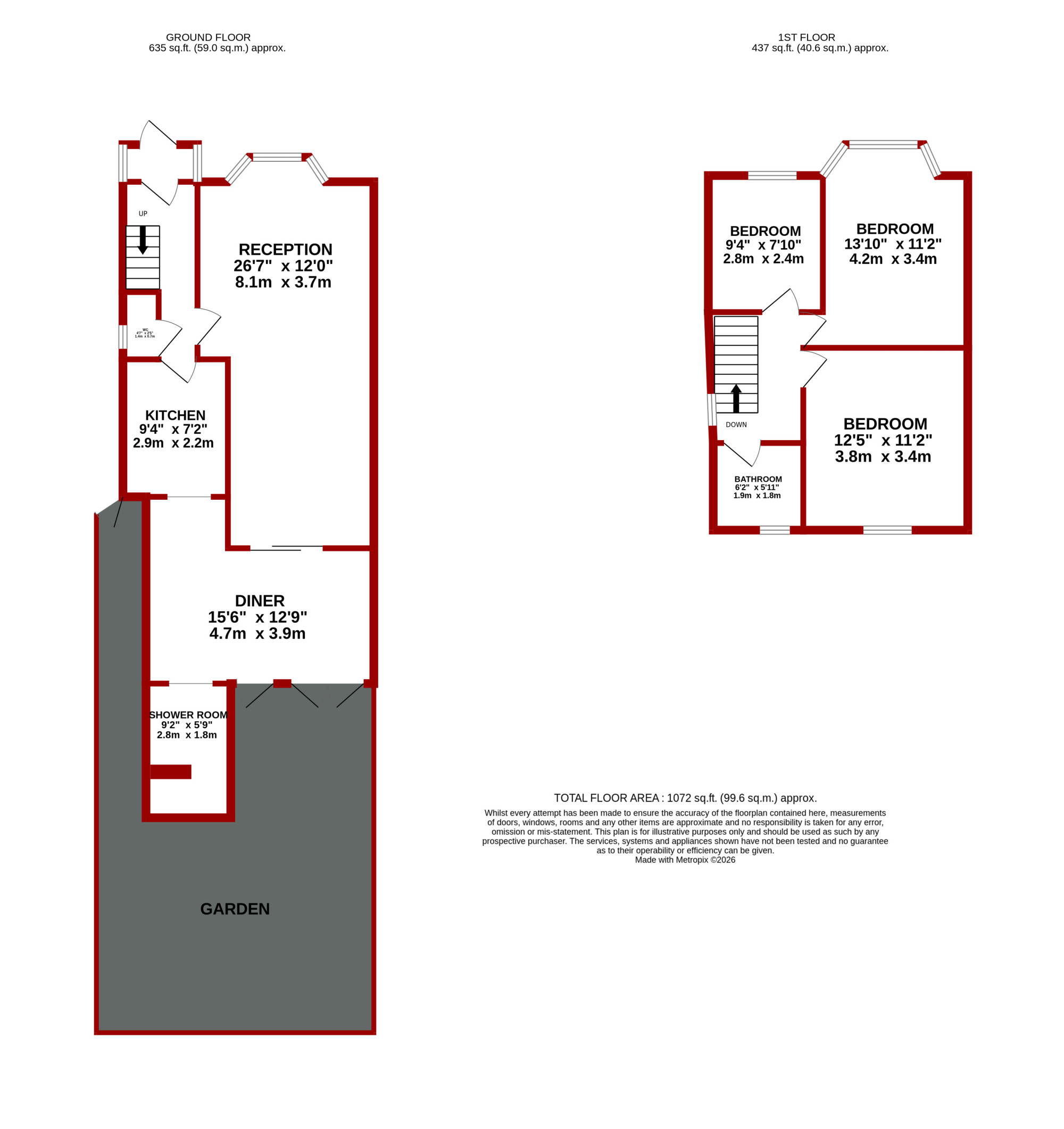 10, Wadeville Avenue, Romford, floorplan