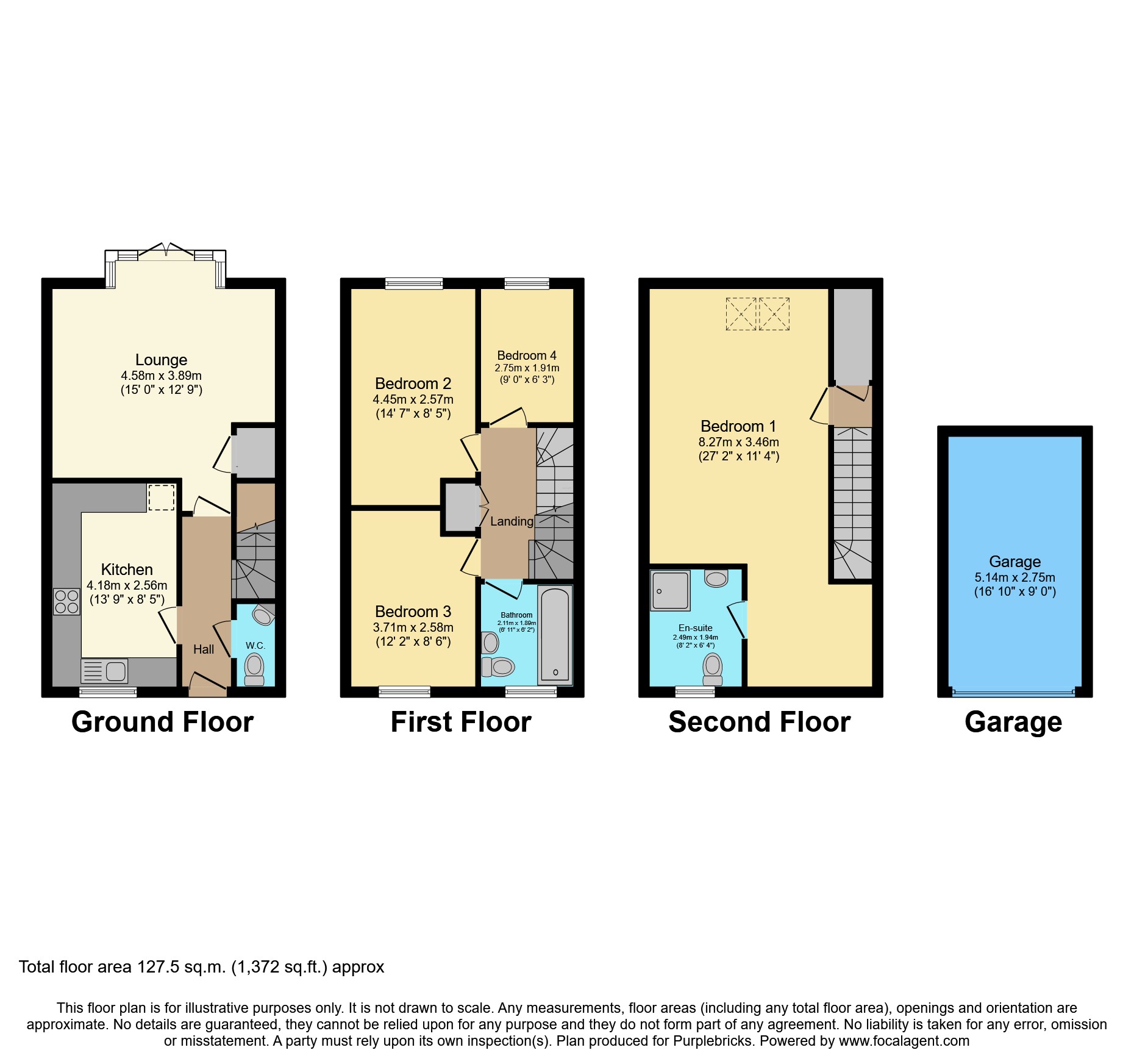 26, Lindhurst Way West, Mansfield floorplan