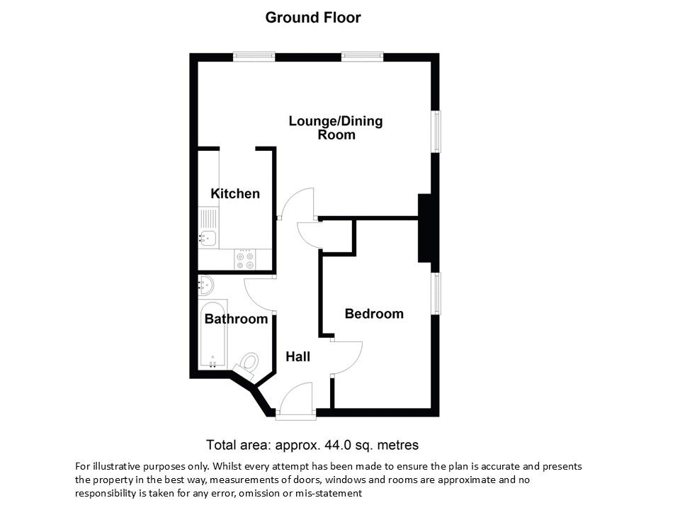 5, The Cloisters, Atherstone floorplan