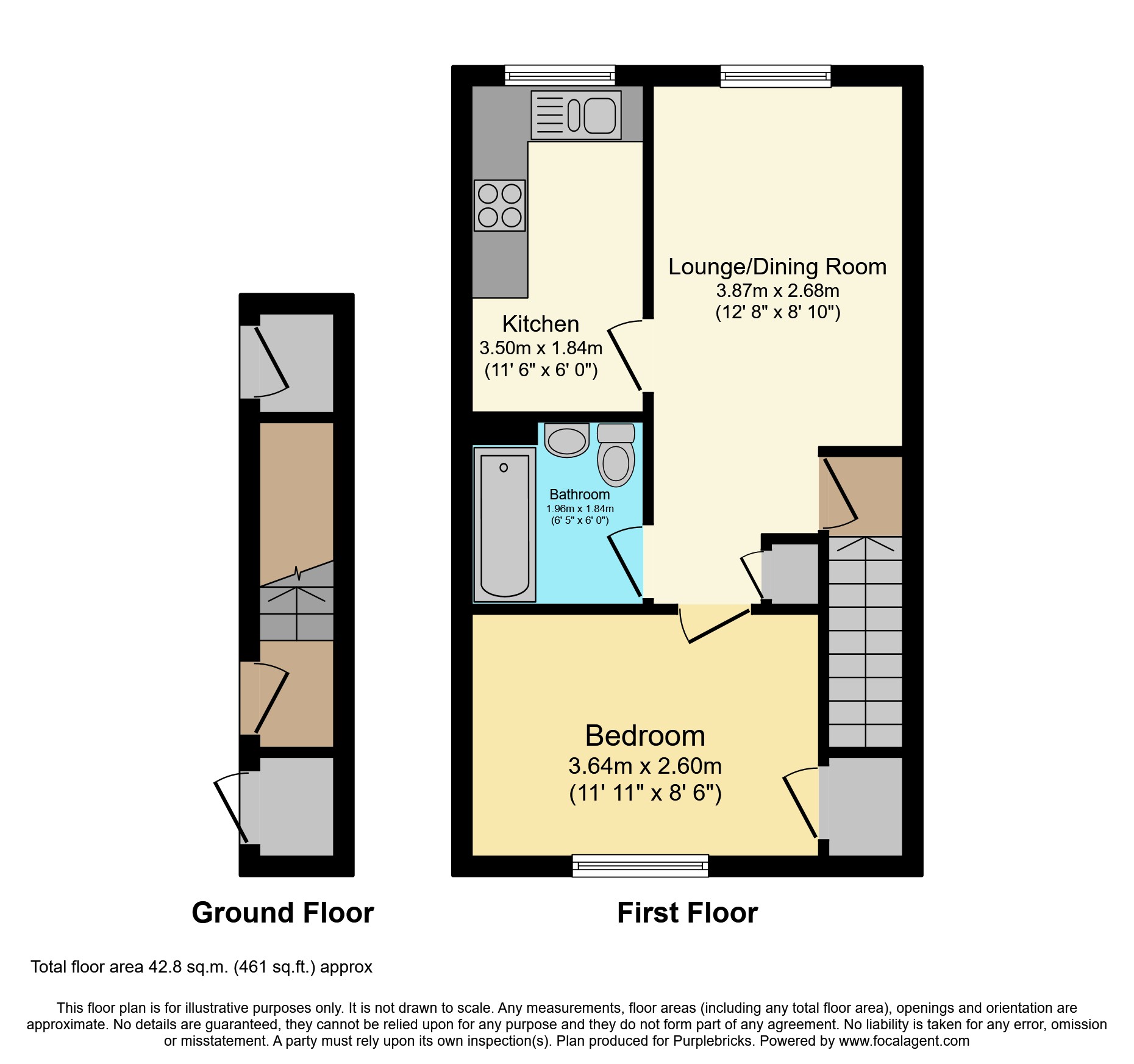 42, Dudley Close, Bordon floorplan