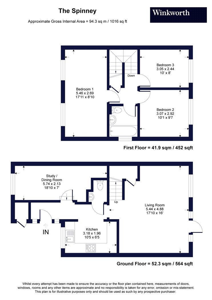 25, The Spinney, Wokingham floorplan