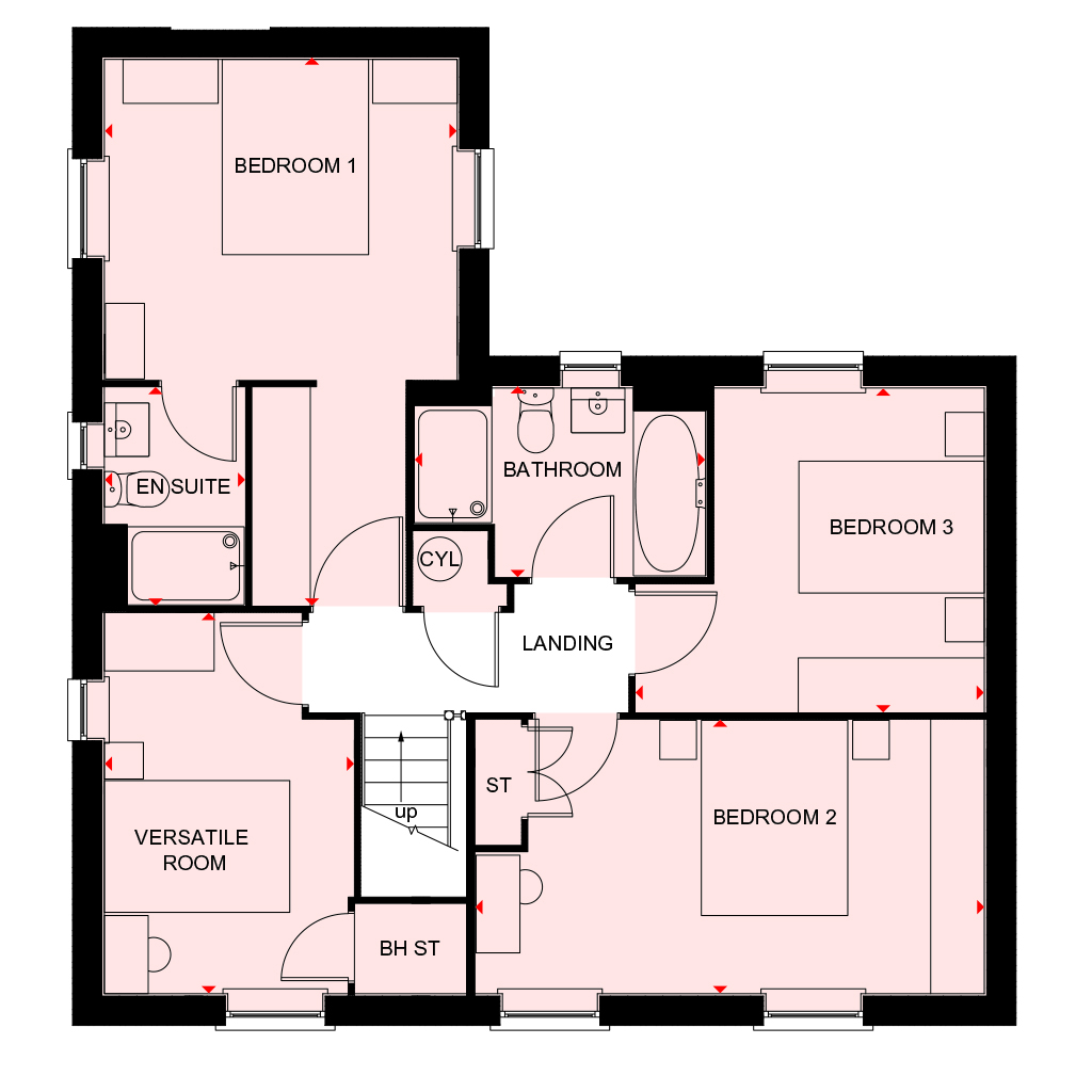 H8380297, Park Farm Way, Off Prospero Drive, Wellingborough floorplan