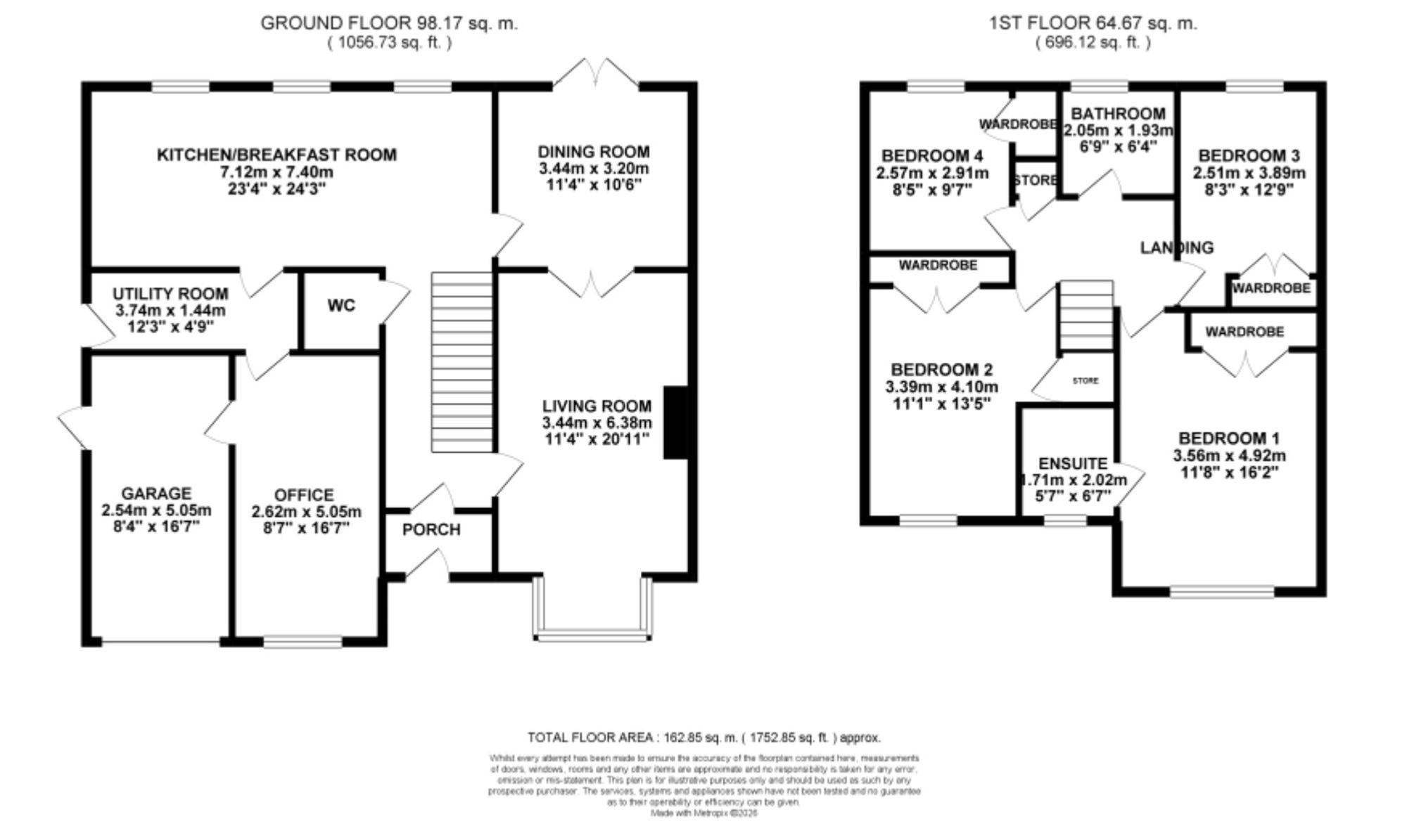 7 Anderton View, Stone floorplan