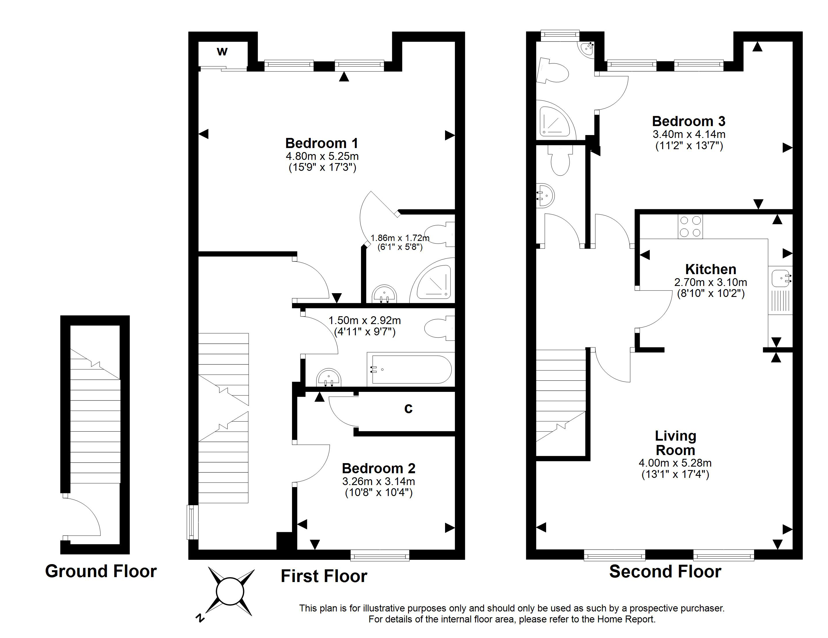 1 The Potteries, 64 Ravensheugh Road, Musselburgh floorplan