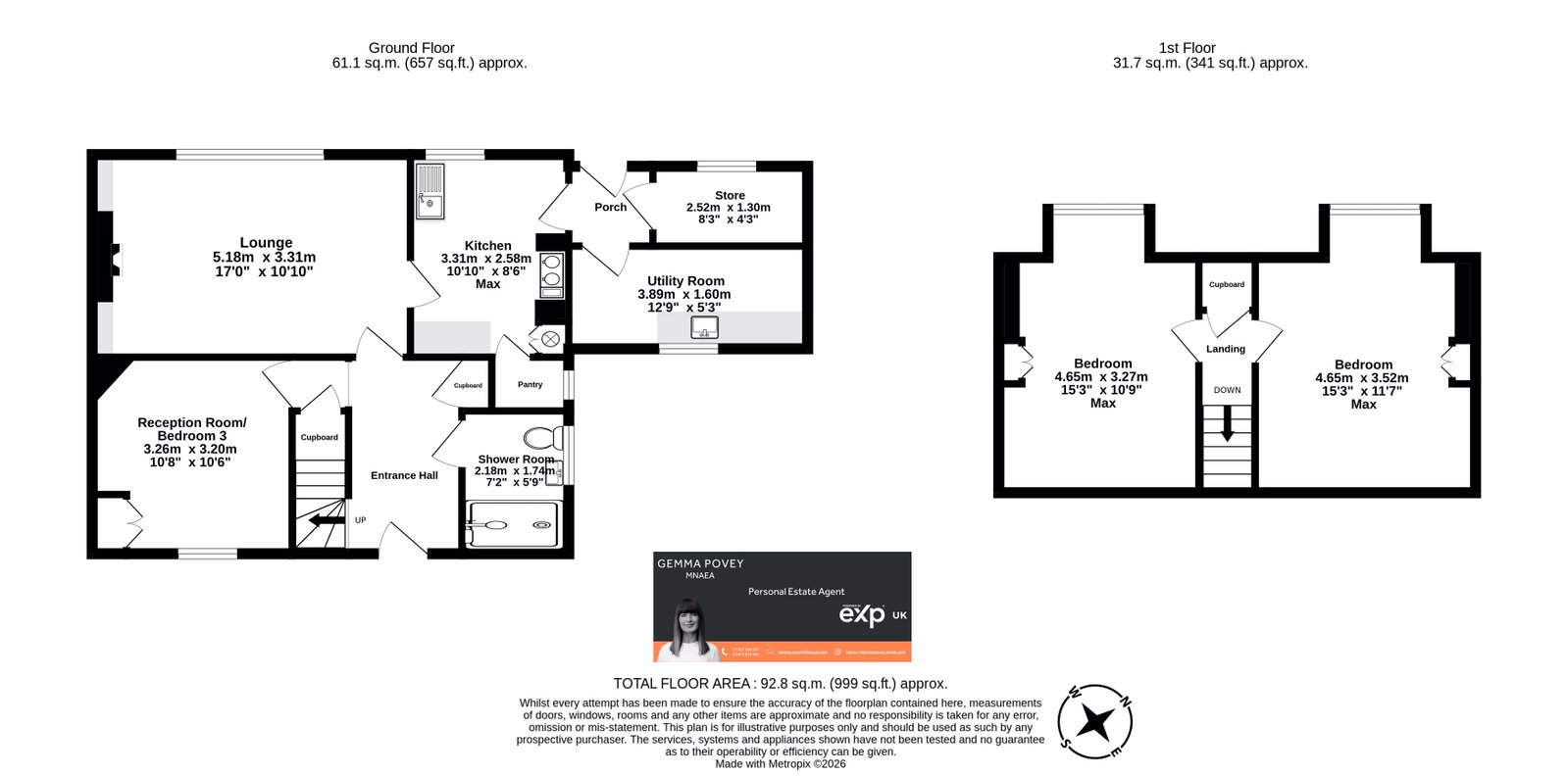 Park Crescent, Abergavenny floorplan