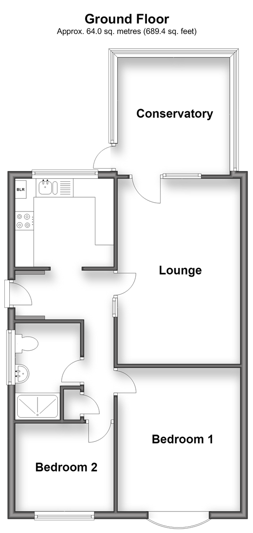 Hampton Gardens, Herne Bay floorplan