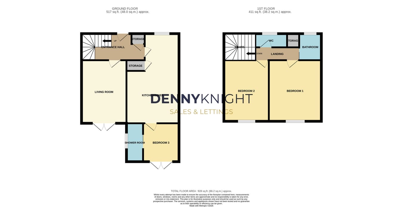 19, Skawle Court, Northampton floorplan