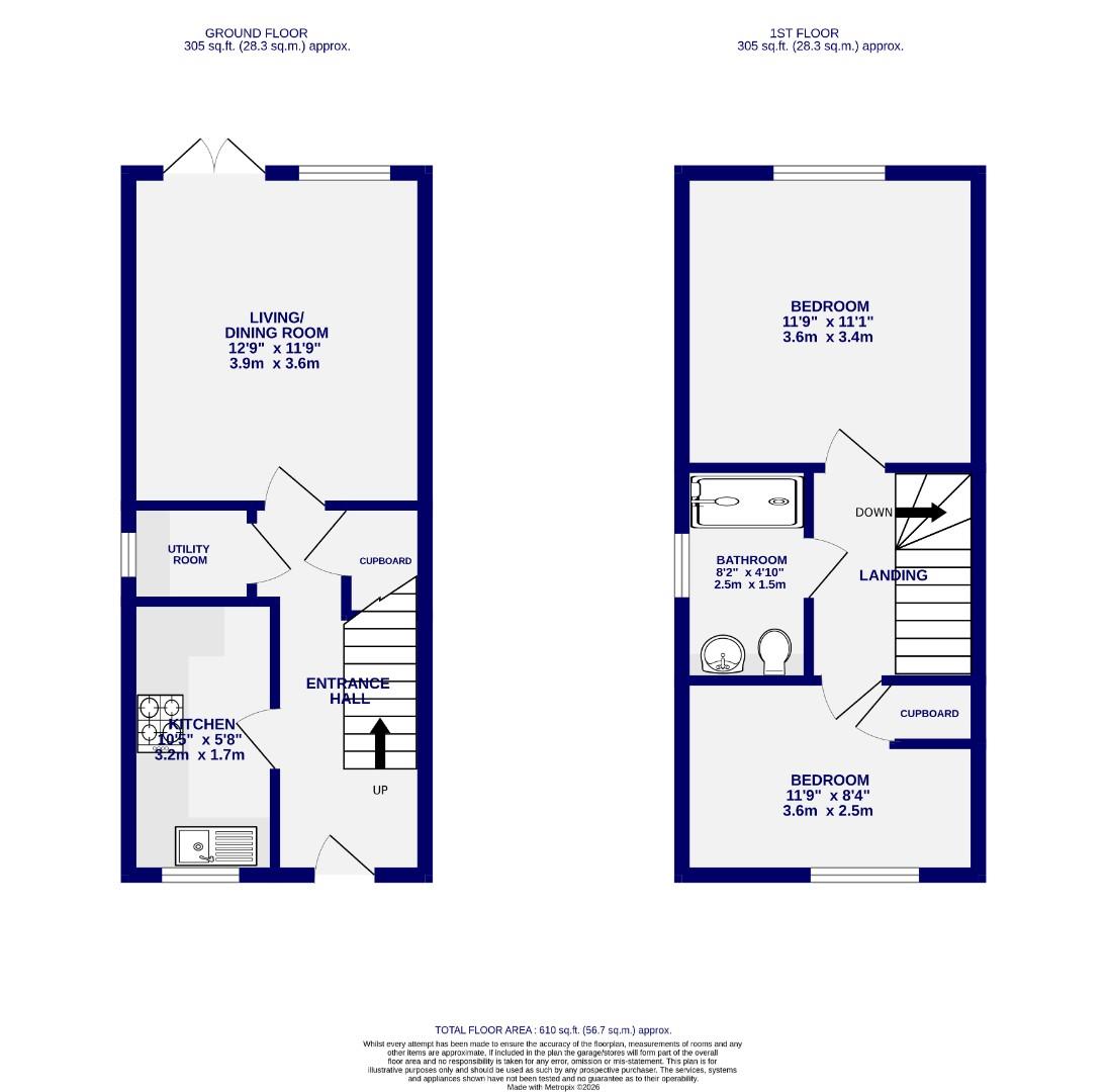 44, Hardwicke Close, York floorplan
