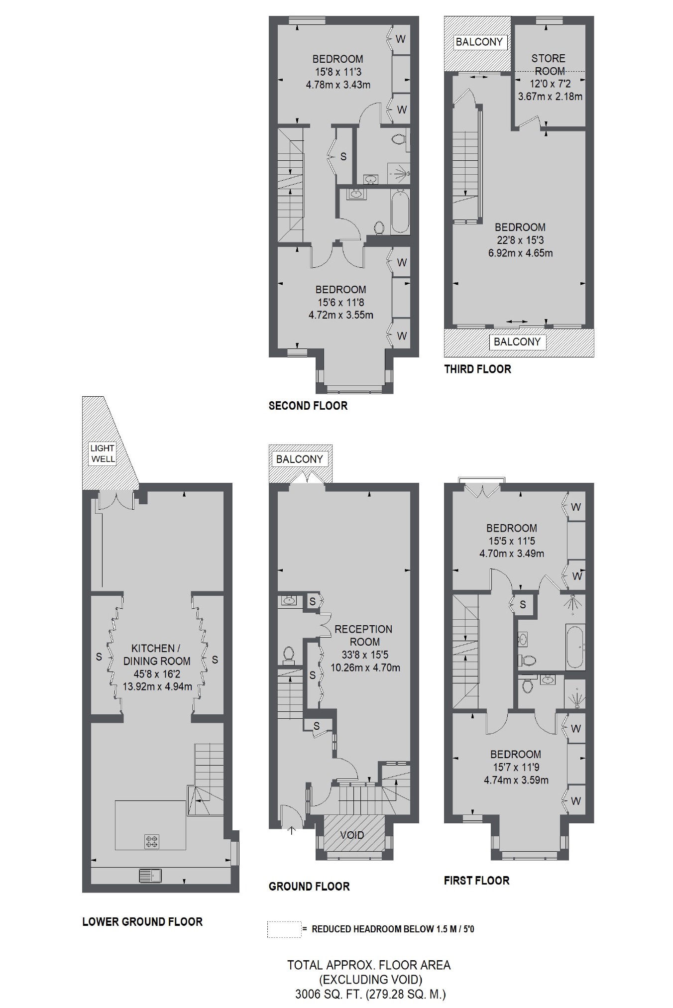 10A, Belmont Street, London floorplan