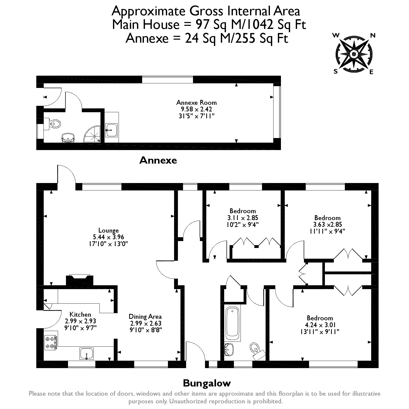 3 Bedrooms Detached bungalow for sale in Winston Walk, Lower Bourne, Farnham GU10