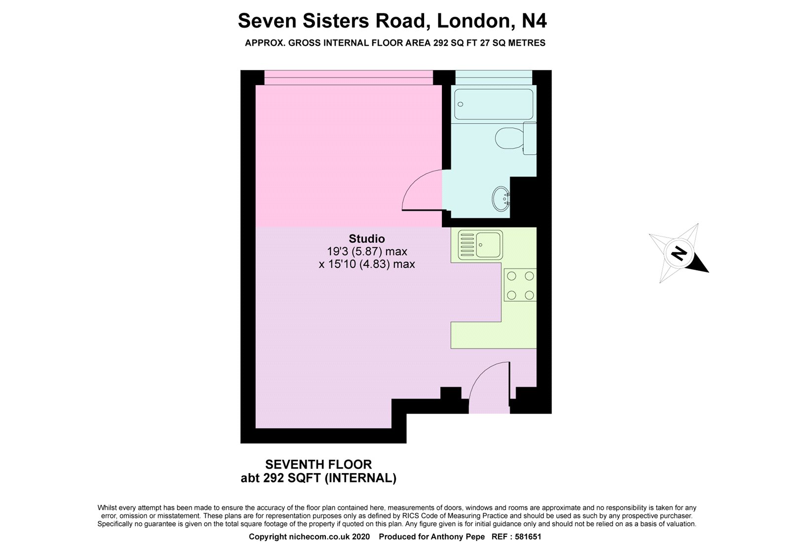 Park House, Finsbury Park floorplan