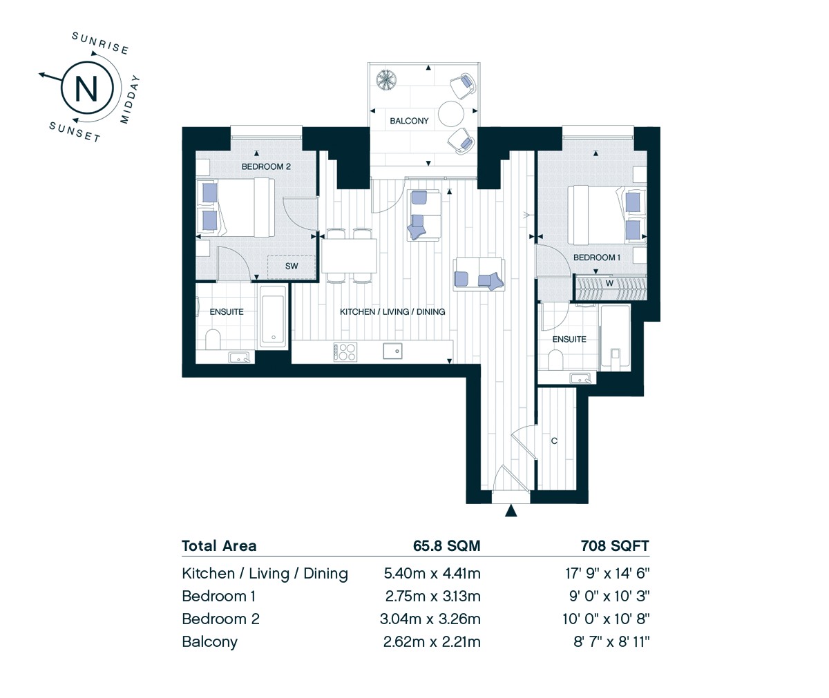 Plot 488, Abbey Quay, Jasper Wharf, Barking floorplan