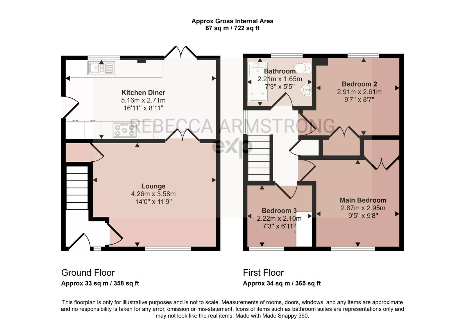 Highfield Gardens, Wigton floorplan
