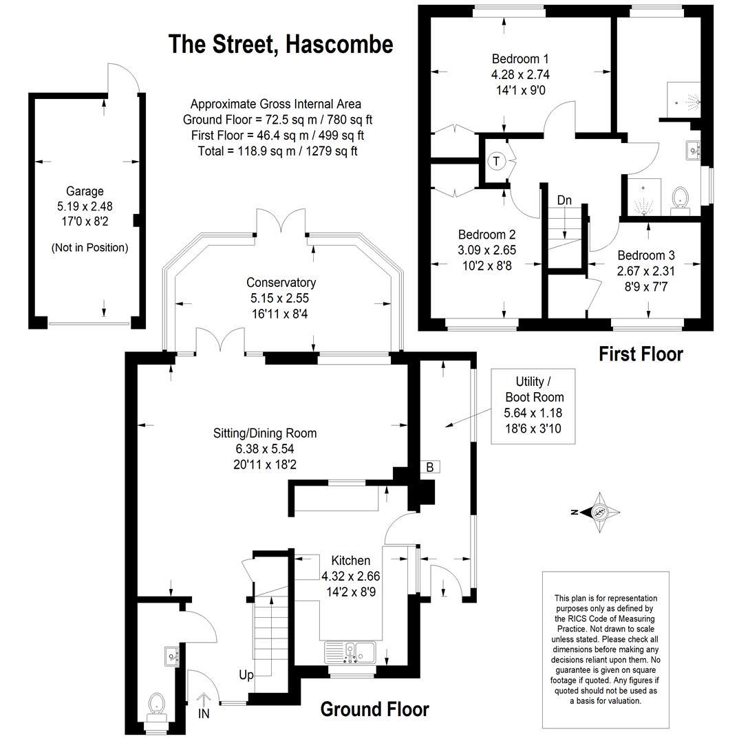 Mallards, The Street, Hascombe floorplan