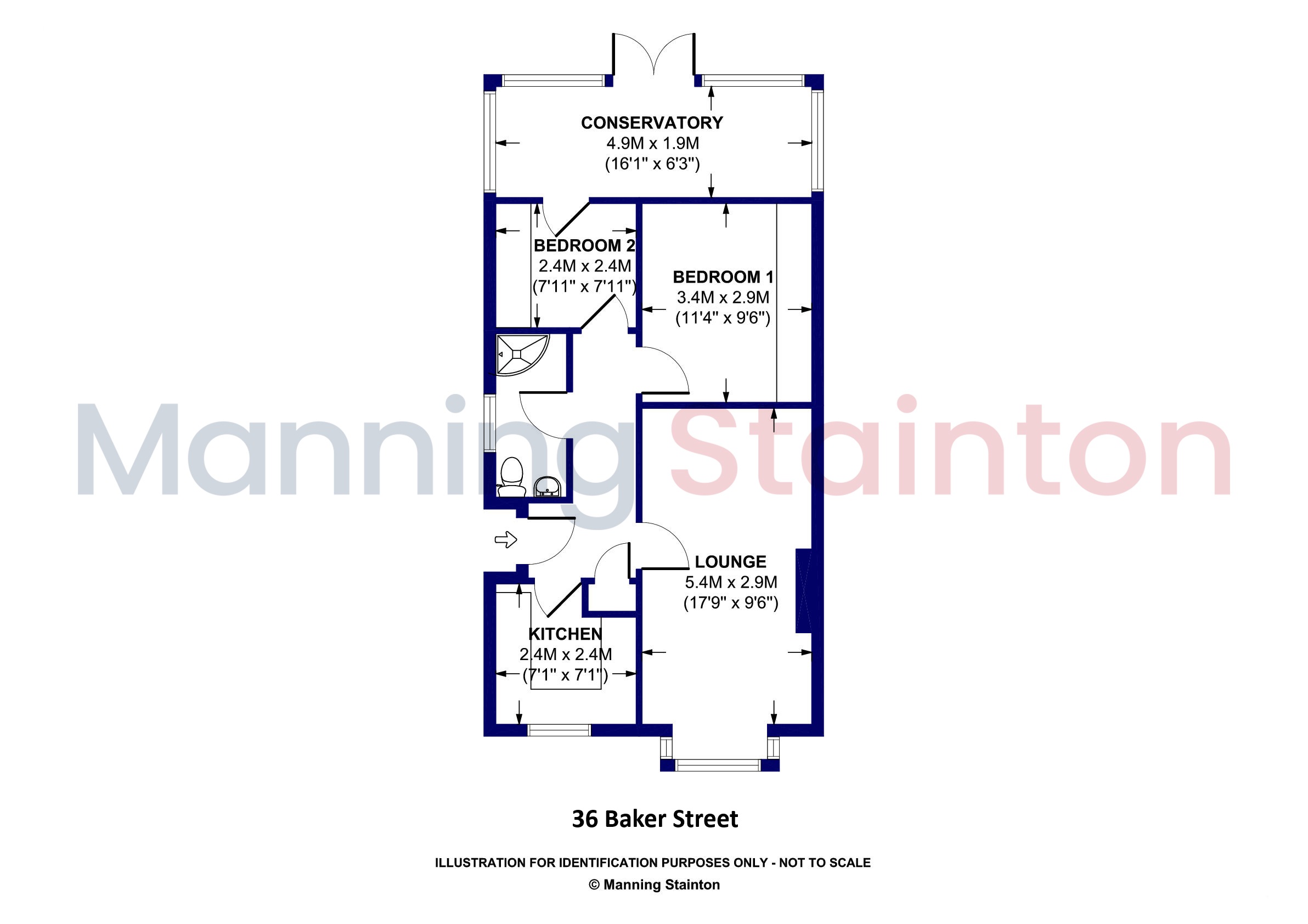 36, Baker Street, Leeds floorplan