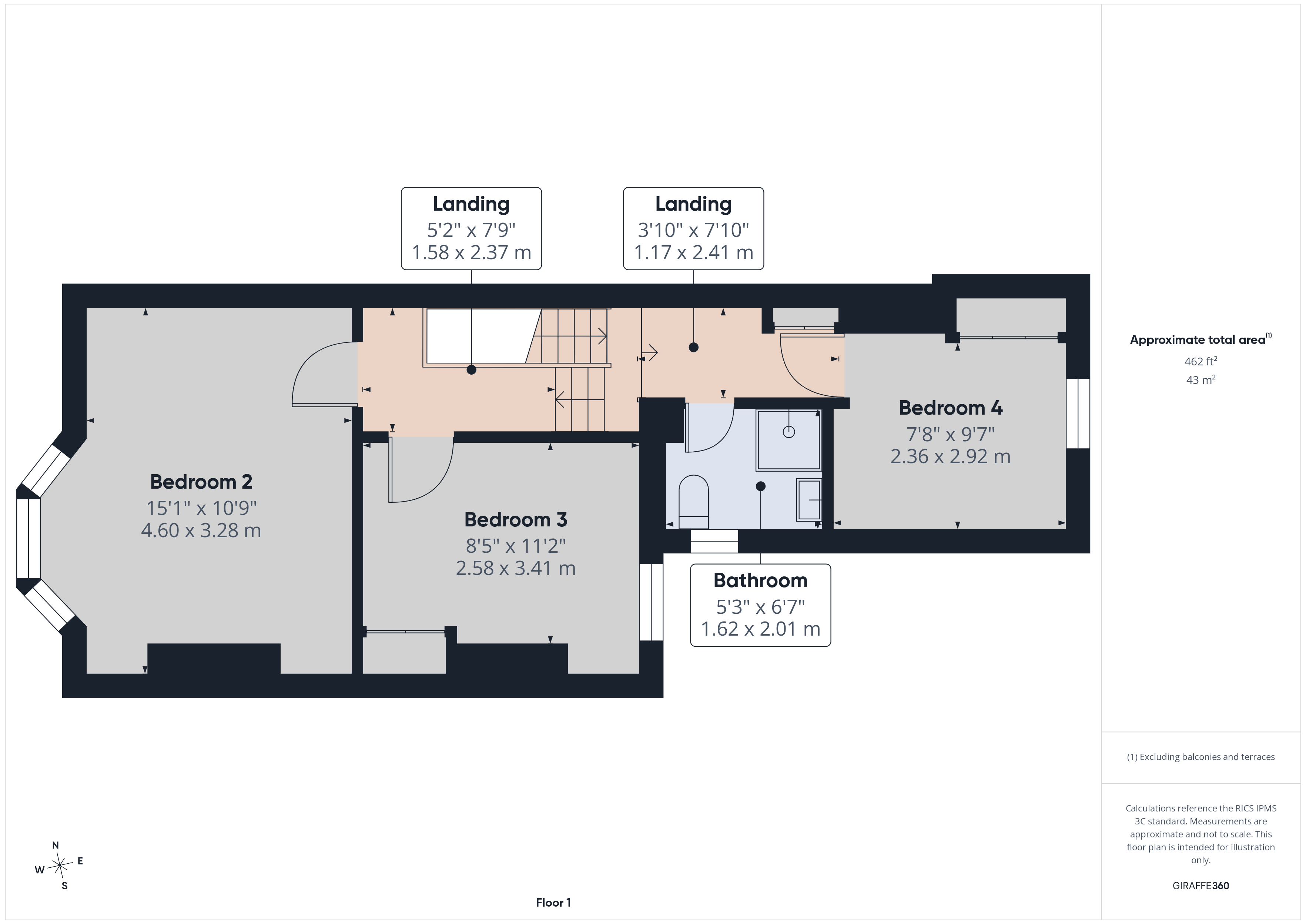 Tamworth Road, Hove floorplan