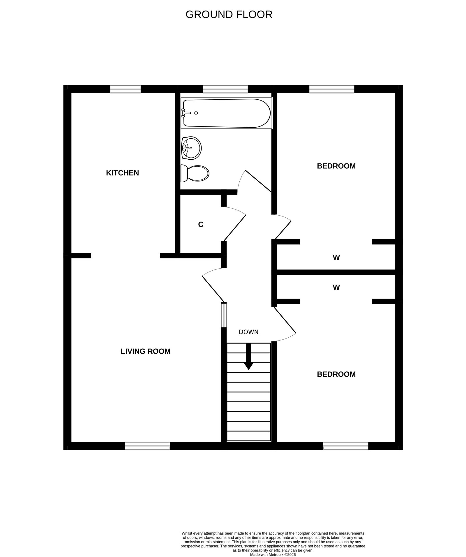 Glengarry Road, Inverness floorplan